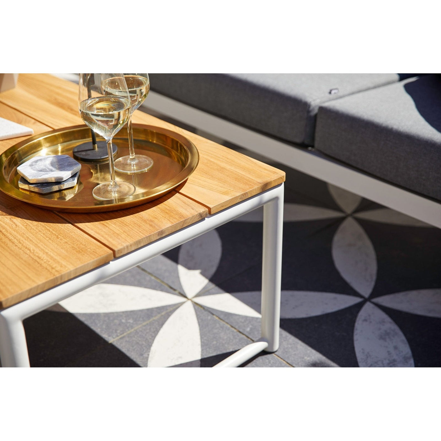 Fontaine 3-seter sofagruppe m/bord Hartman Loungegruppe