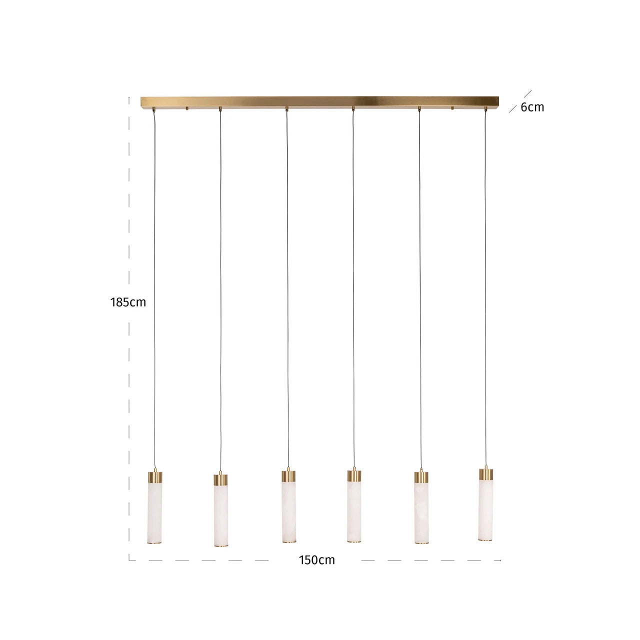 Chandelier Elaris hvit Richmond Interiors Taklampe