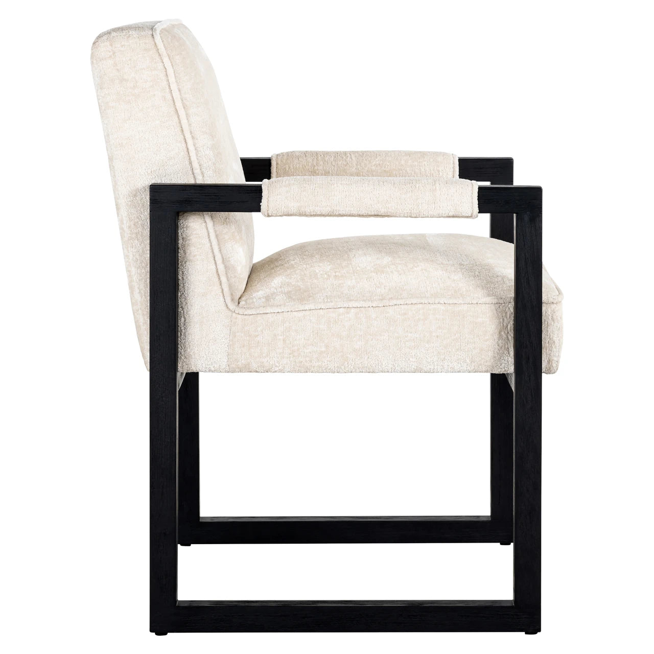 Spisestol Beck hvit chenille Richmond Interiors Spisestol