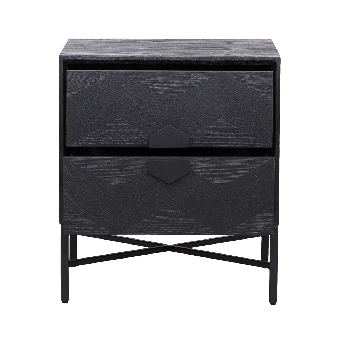 Nattbord Blax svart Richmond Interiors Nattbord