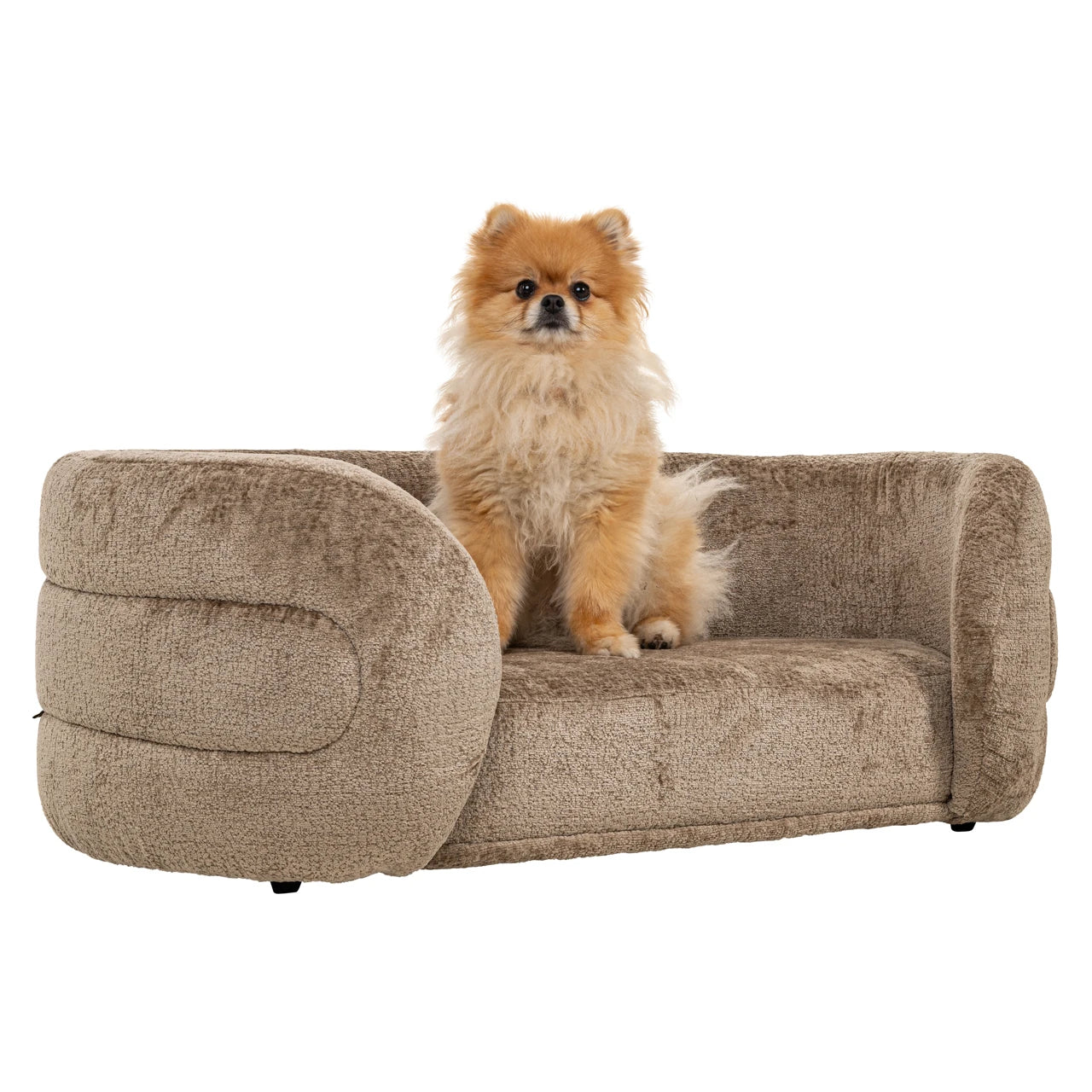 Kjæledyrseng Bingo taupe chenille Richmond Interiors Pledd