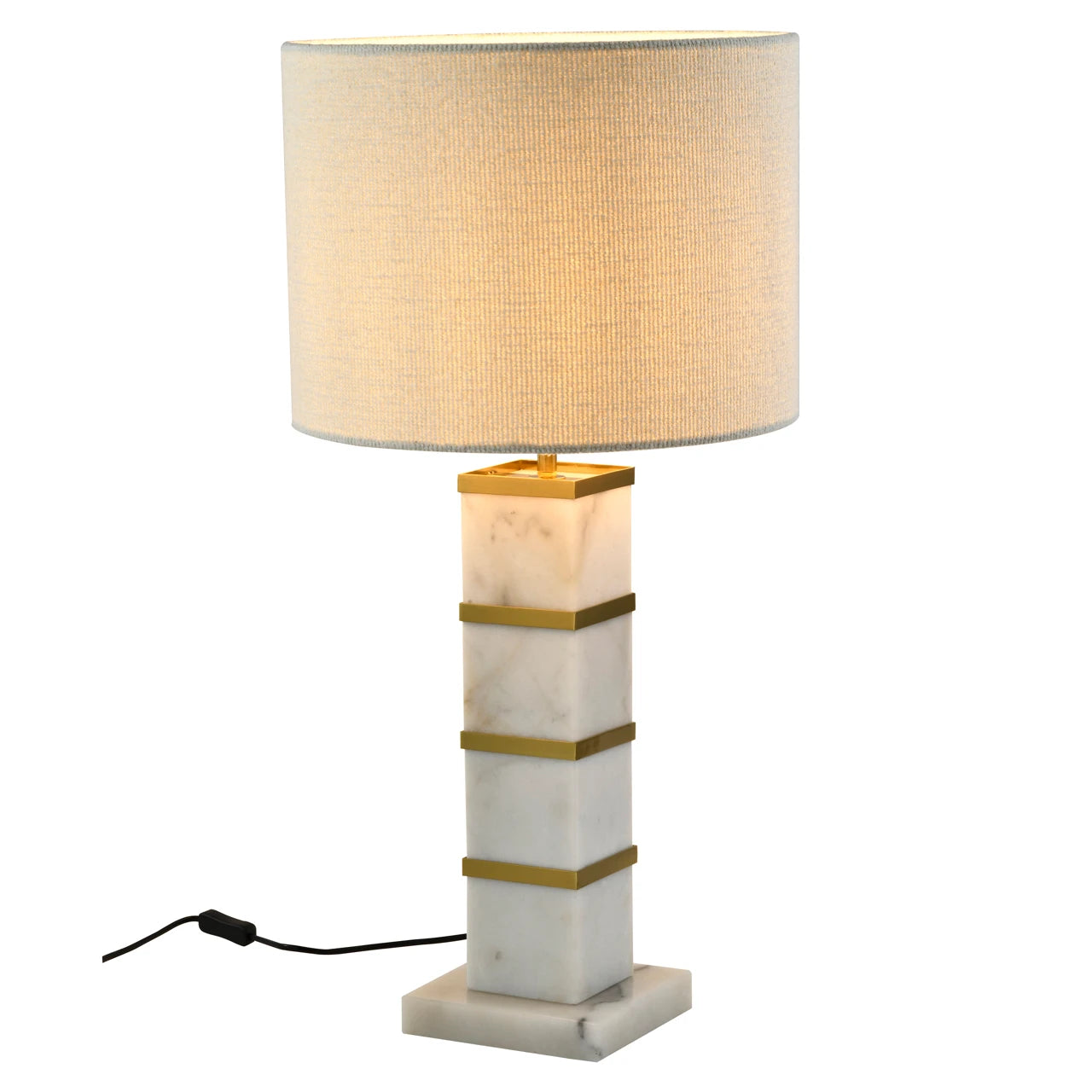 Bordlampe Celinae hvit inkludert lampeskjerm Richmond Interiors Bordlampe