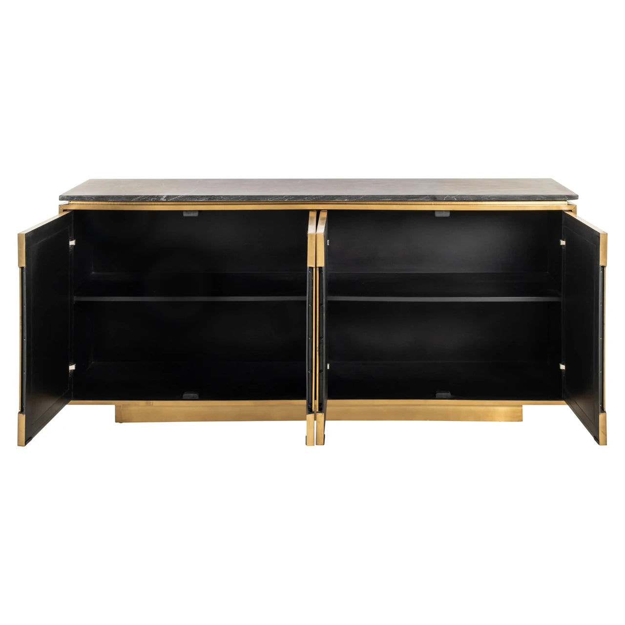 Sideboard Finsbury svart/gull Richmond Interiors Skjenk