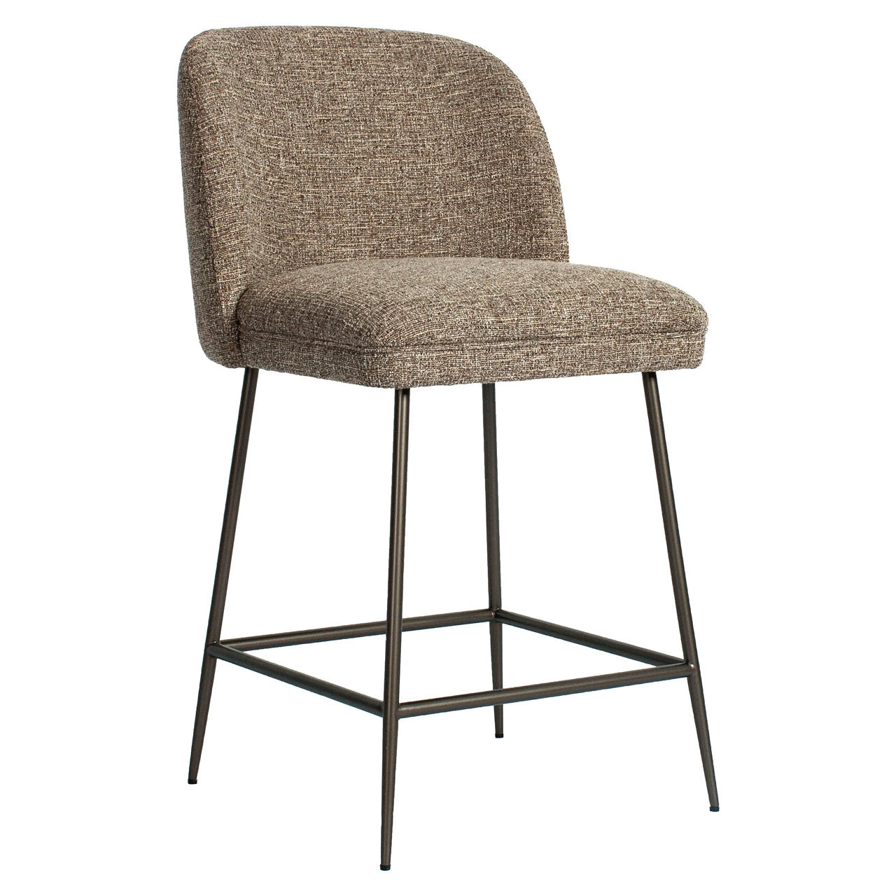 Counter stool Pullitzer brun tweed Richmond Interiors Barstol