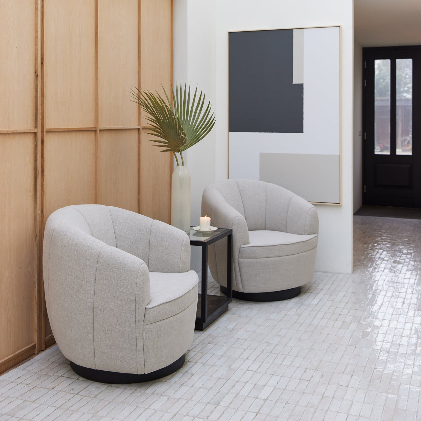 The Countess Swivel Armchair Riviera Maison Lenestol