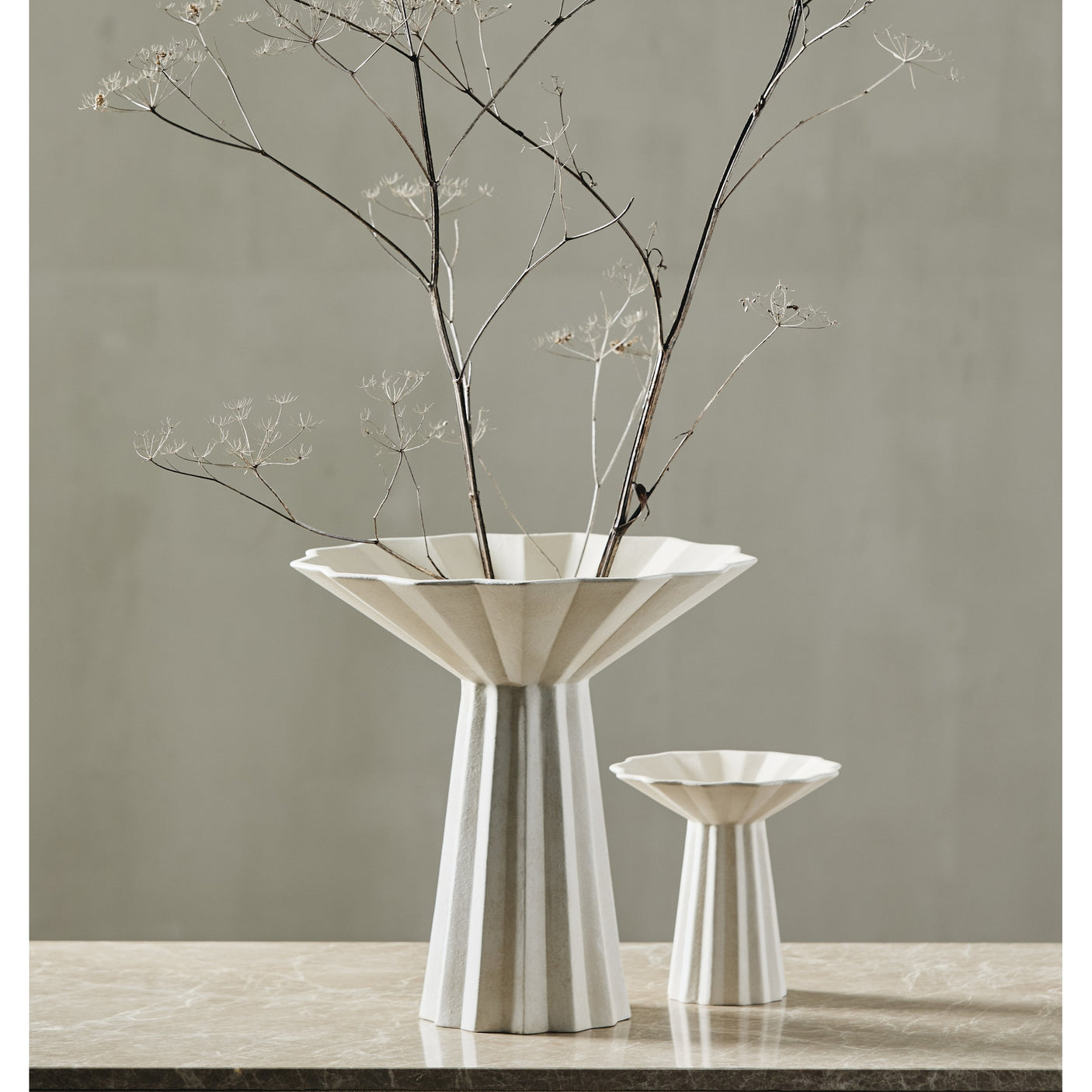 MINU vase, S - rå hvit Nordal VASEBOWL