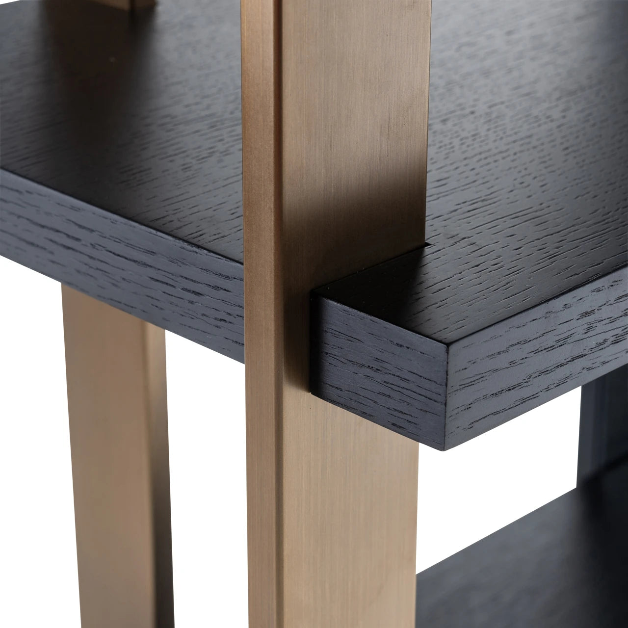 Utstillingsskap Alexander Jones kullfarget Rigley Richmond Interiors Vitrineskap