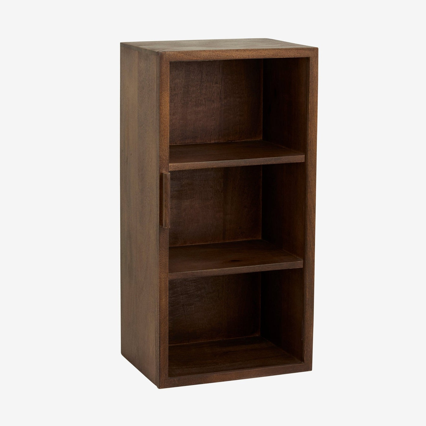 NANGO-vegg med 1 lås - mørkbrun Nordal CABINETS