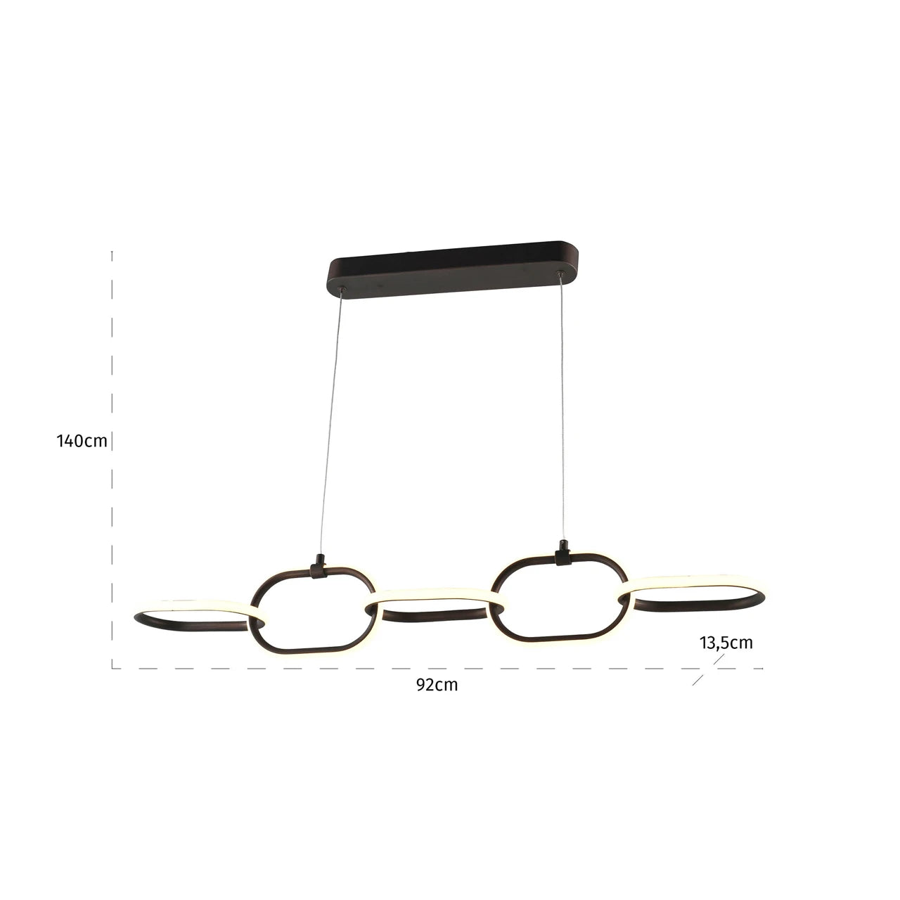 Chandelier Layn bronze Richmond Interiors Taklampe