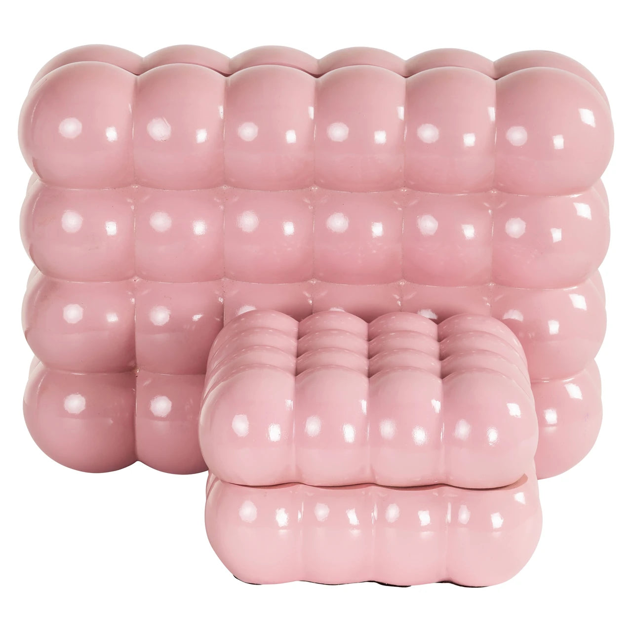 Oppbevaringsboks Cece rosa liten Richmond Interiors Oppbevaring