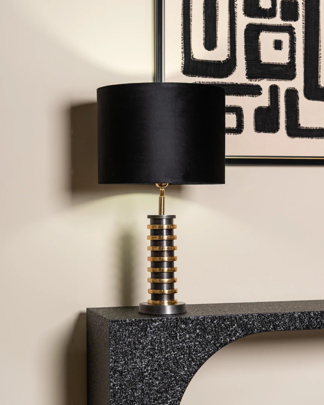 Veggkunst Shanita svart/hvit Richmond Interiors Bilde