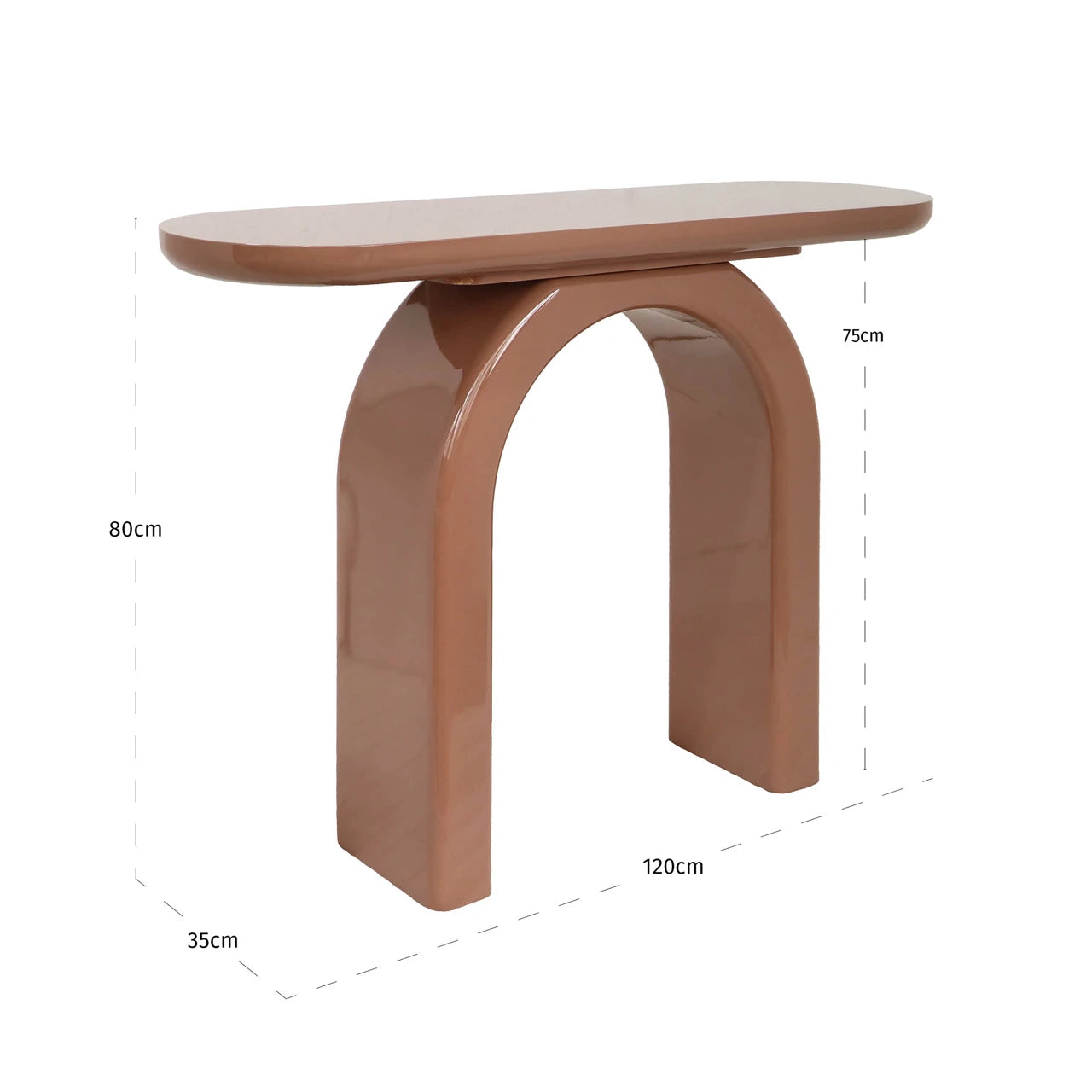 Console Kourtney mocha mousse Richmond Interiors Konsollbord