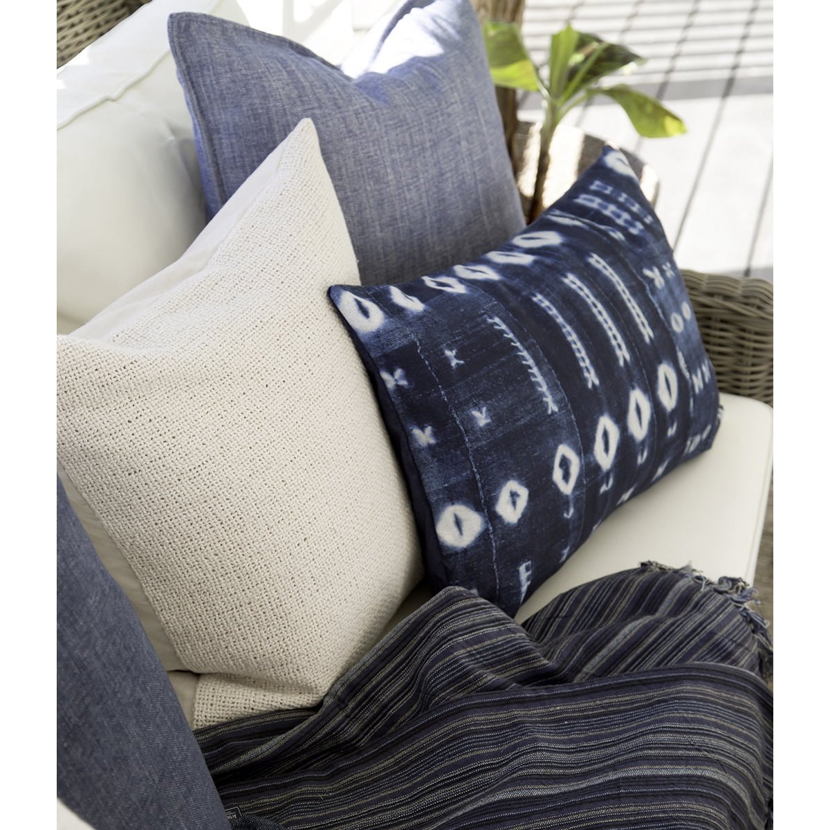 FASCINATION INDIGO Putetrekk Artwood Pute