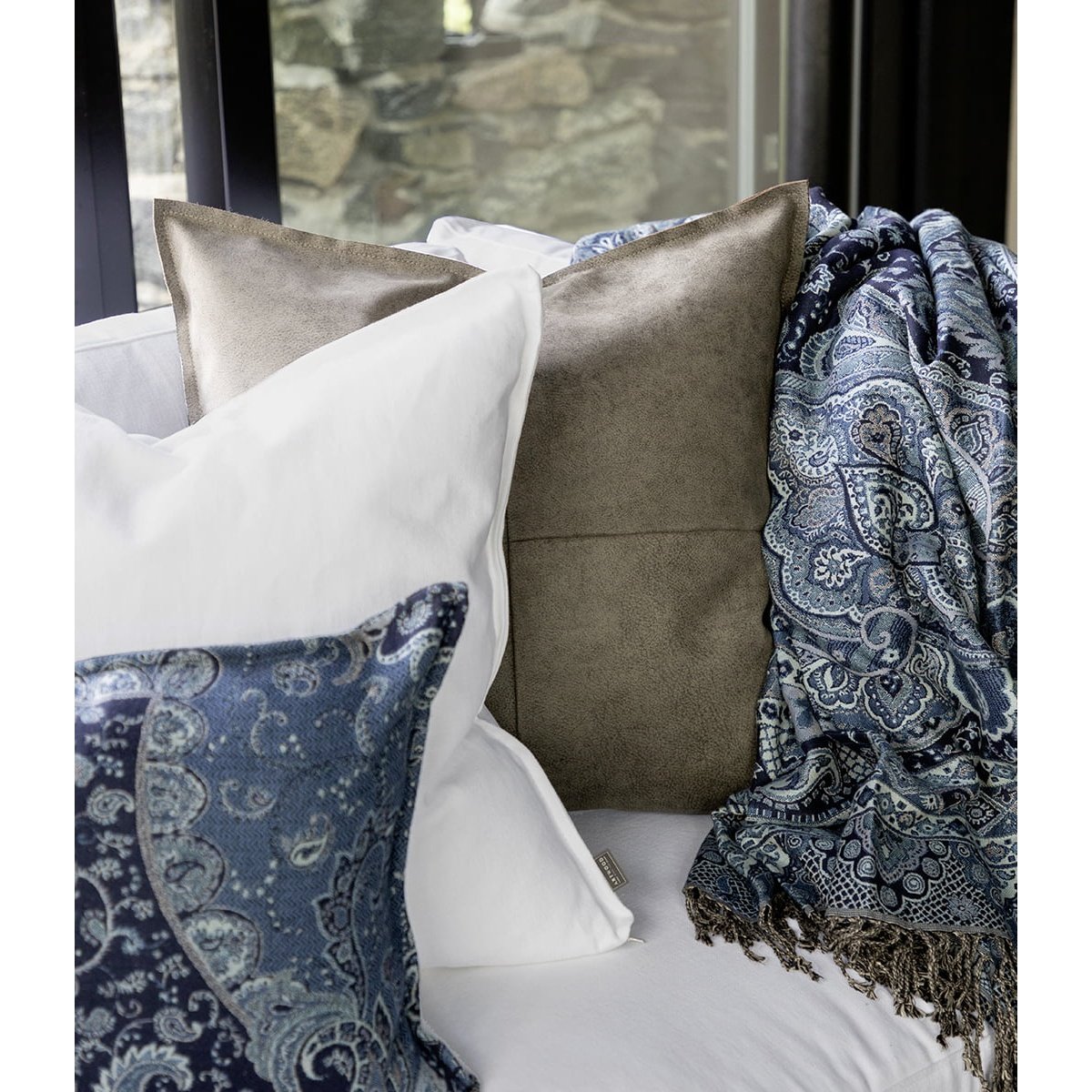 BUFFALO BROWN Putetrekk Artwood Pute