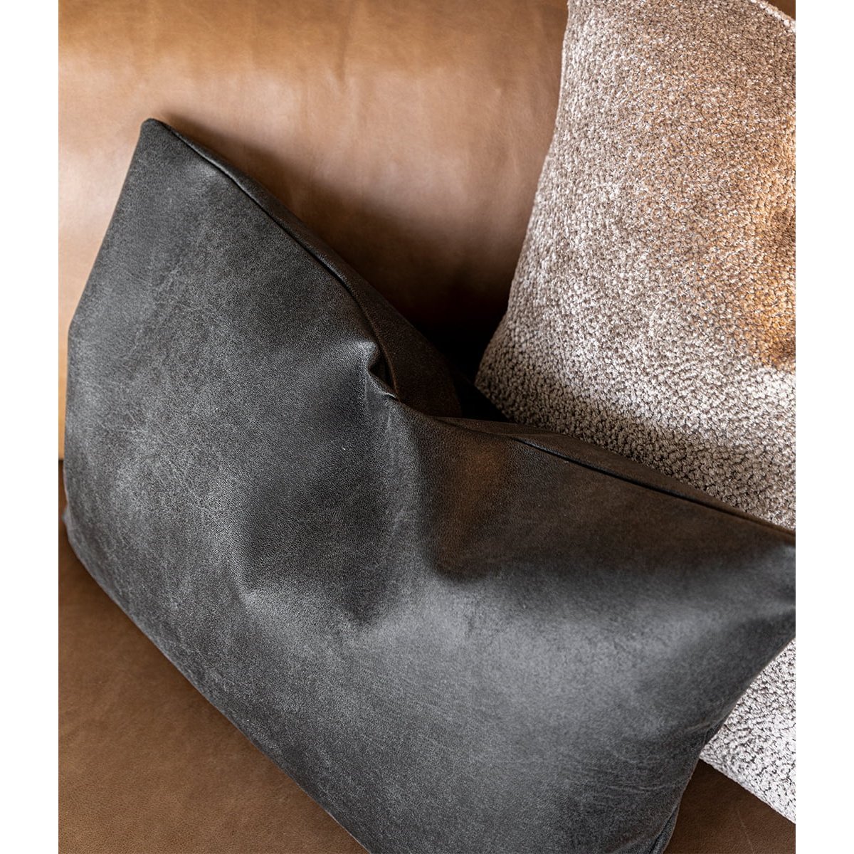 BUFFALO ANTHRACITE Putetrekk Artwood Pute