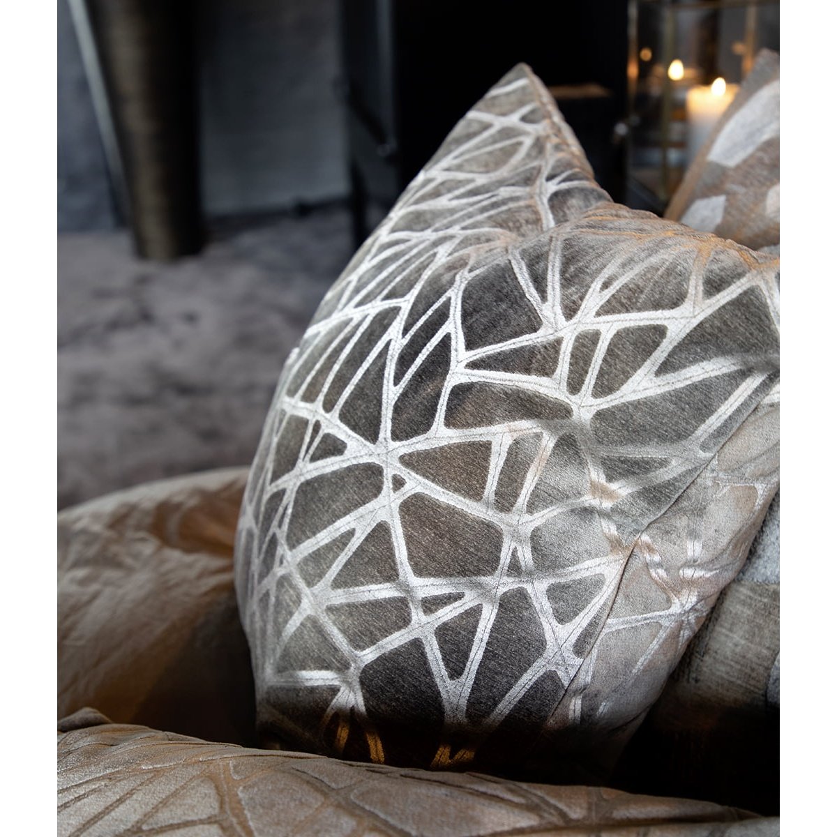 ISOLA ETHNIC Putetrekk Artwood Pute