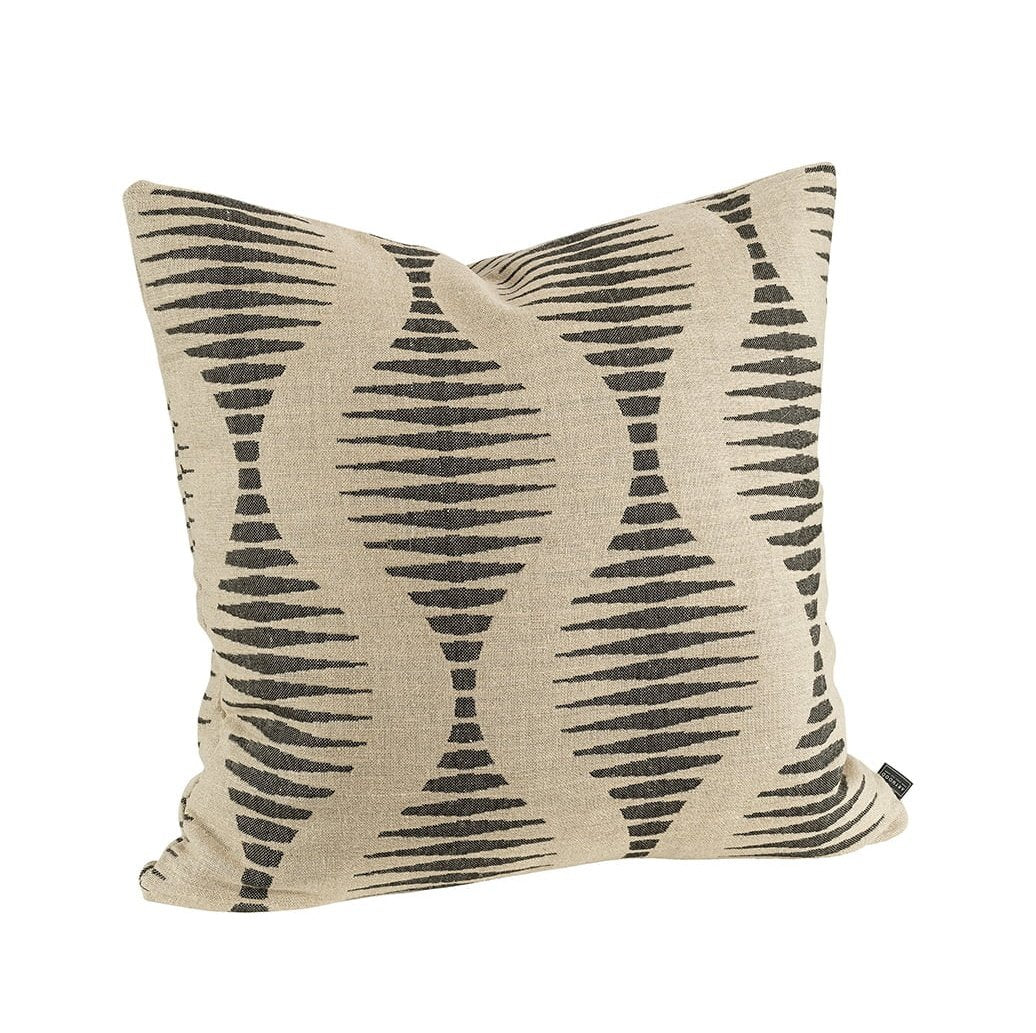 DANILO LINEN/BLACK Putetrekk Artwood Pute