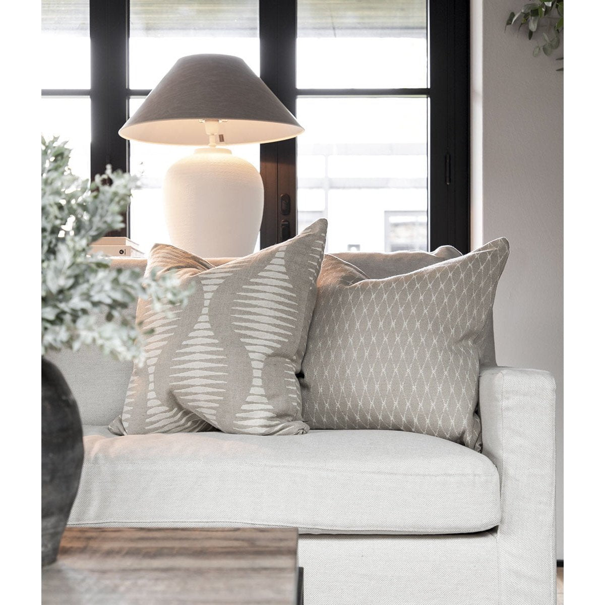 DARIO LINEN OFFWHITE Putetrekk Artwood Pute