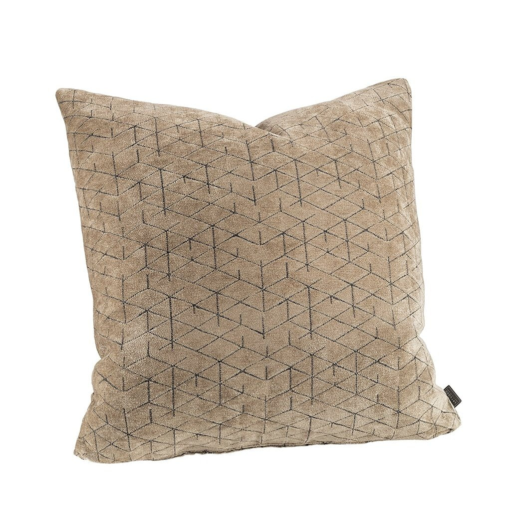 LAUREL DIAMOND TAUPE Putetrekk Artwood Pute