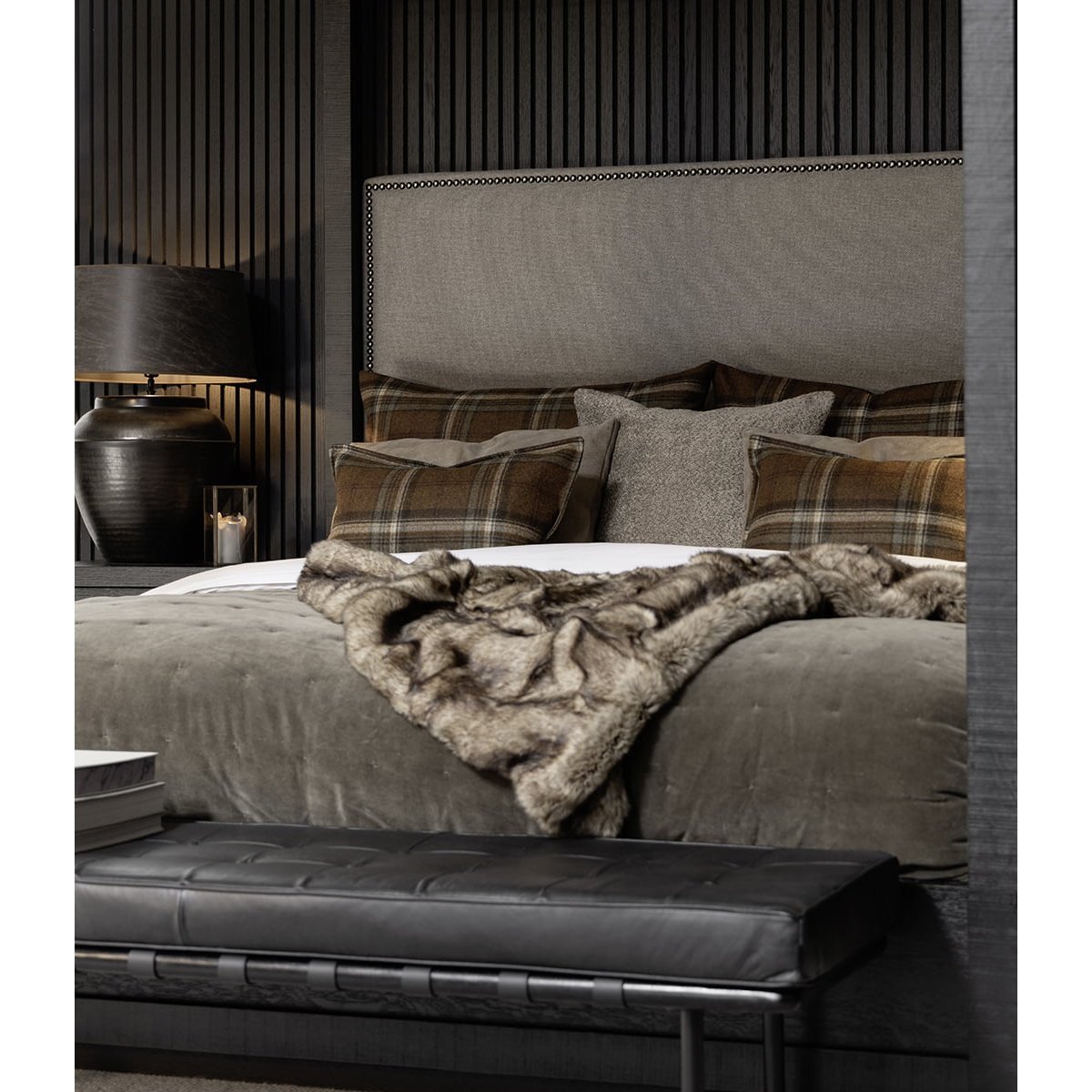 HIGHLAND BROWN Putetrekk Artwood Pute