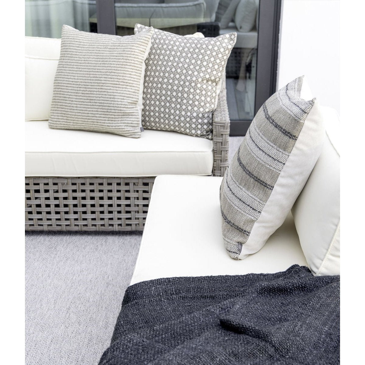 NOMAD SINGLE STRIPE NATURAL putetrekk Artwood Pute