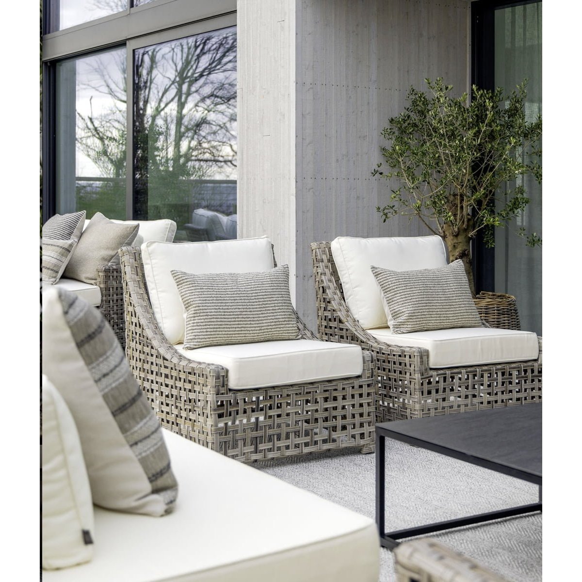 NOMAD SINGLE STRIPE NATURAL putetrekk Artwood Pute