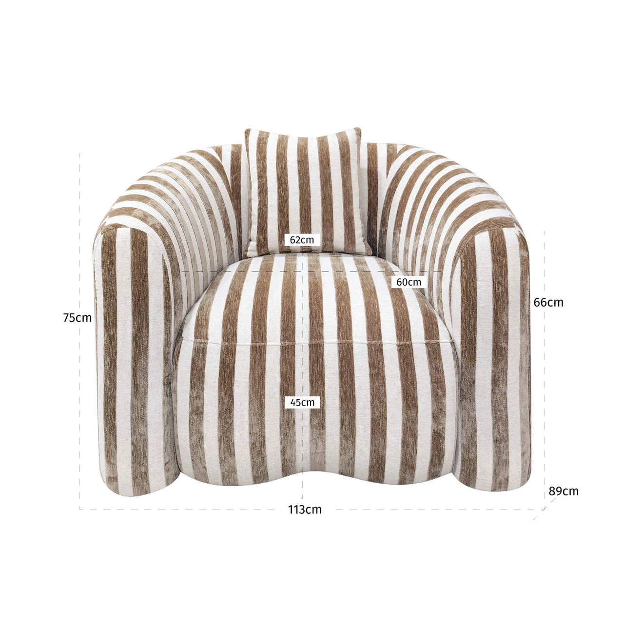 lenestol Luxandra striper sand Richmond Interiors Lenestol