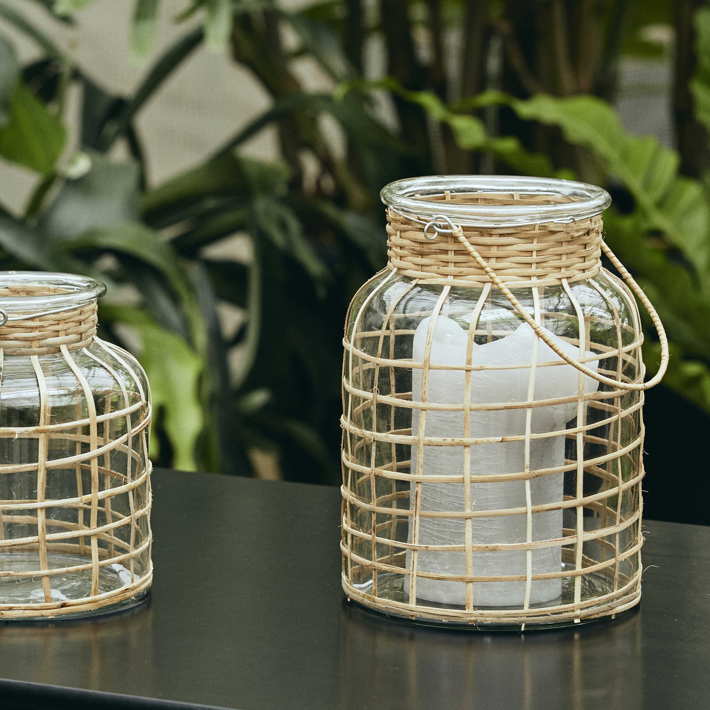 BAMBOO lamper av bambus - h27 cm - natur Nordal LANTERNER