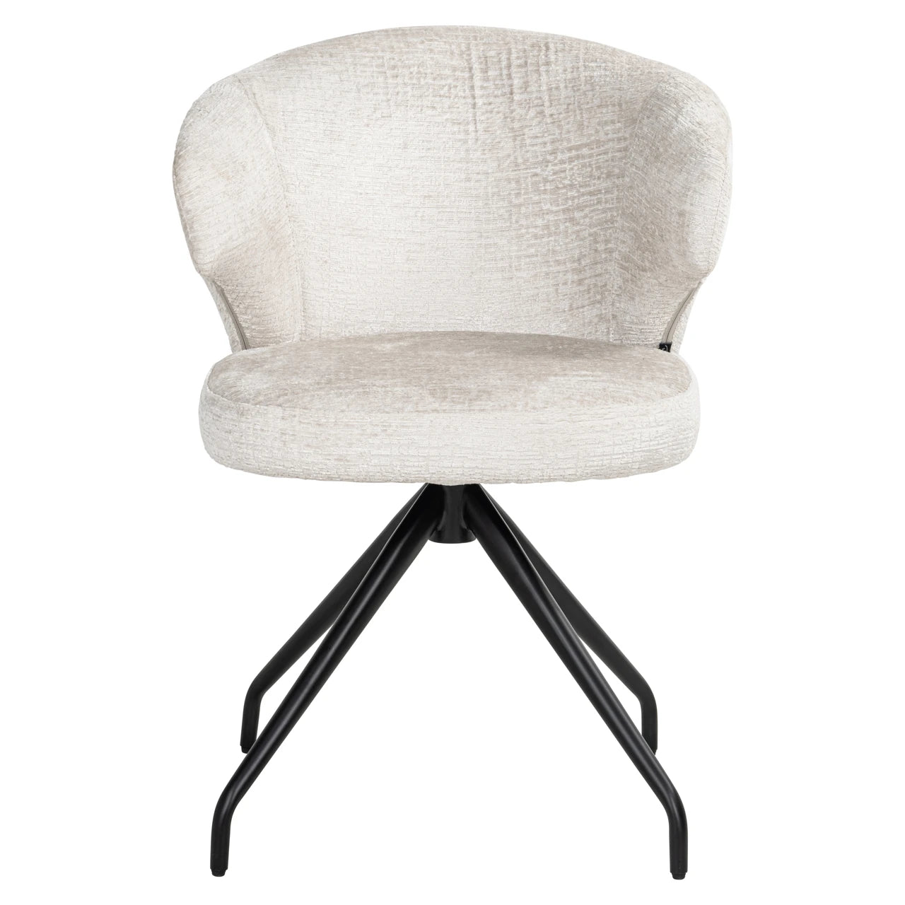 Spisestol Milly cream fusion swivel Richmond Interiors Spisestol