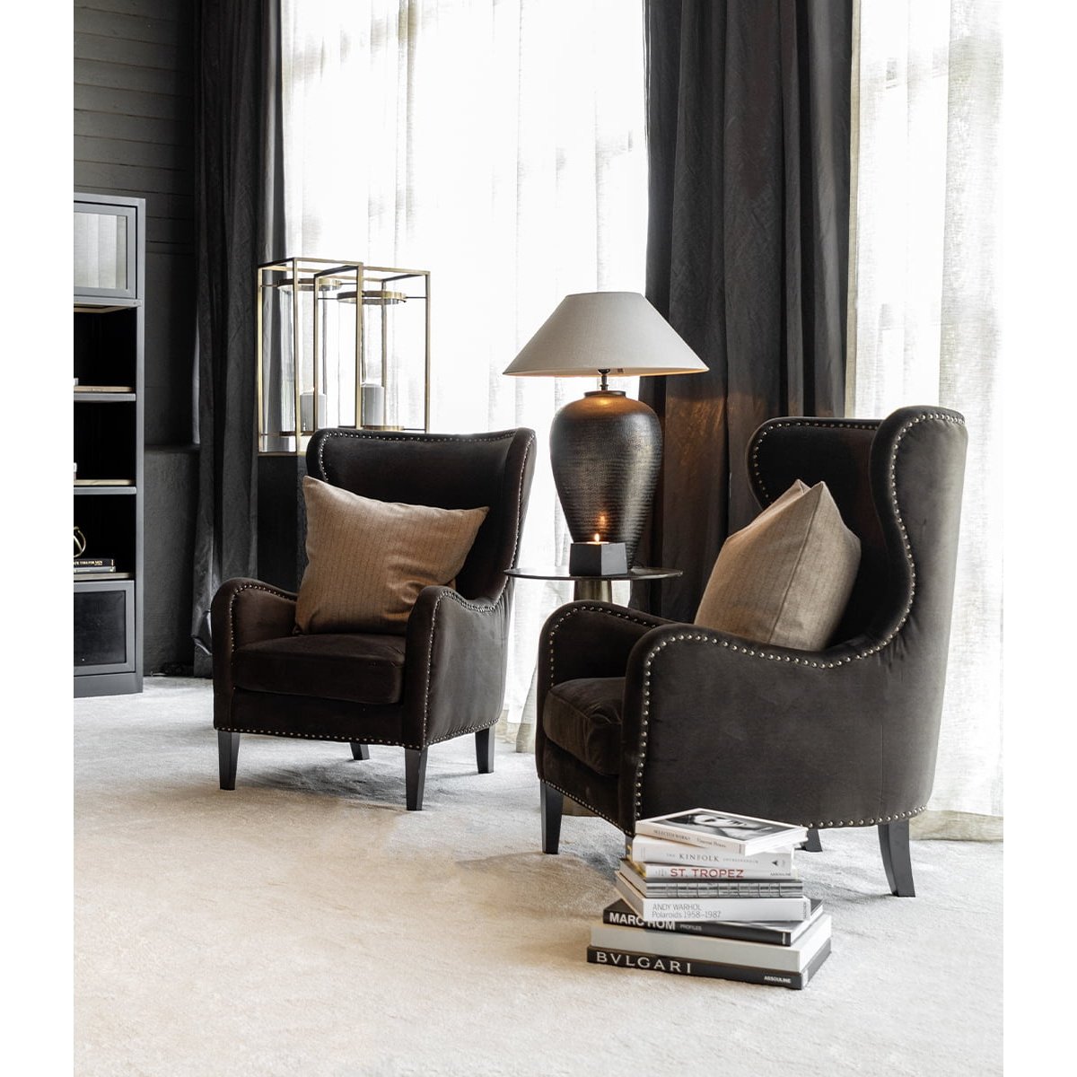 MISCHA Artwood Lenestol