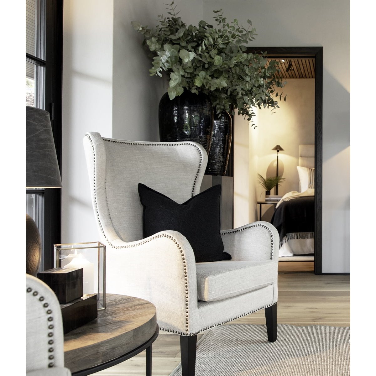 MISCHA Artwood Lenestol