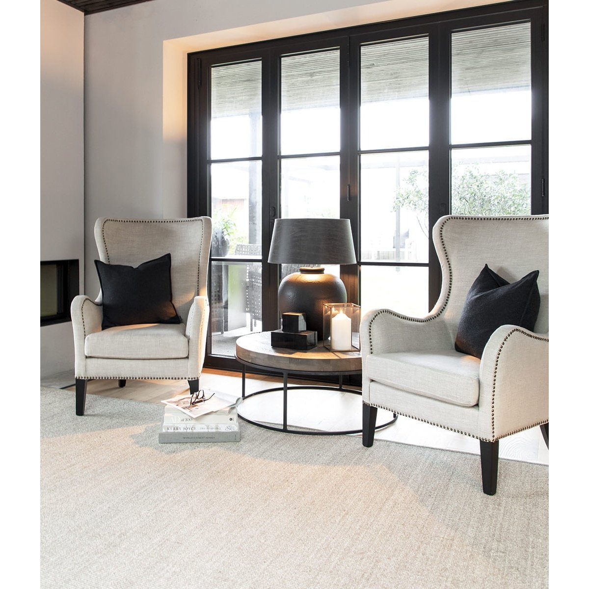 MISCHA Artwood Lenestol