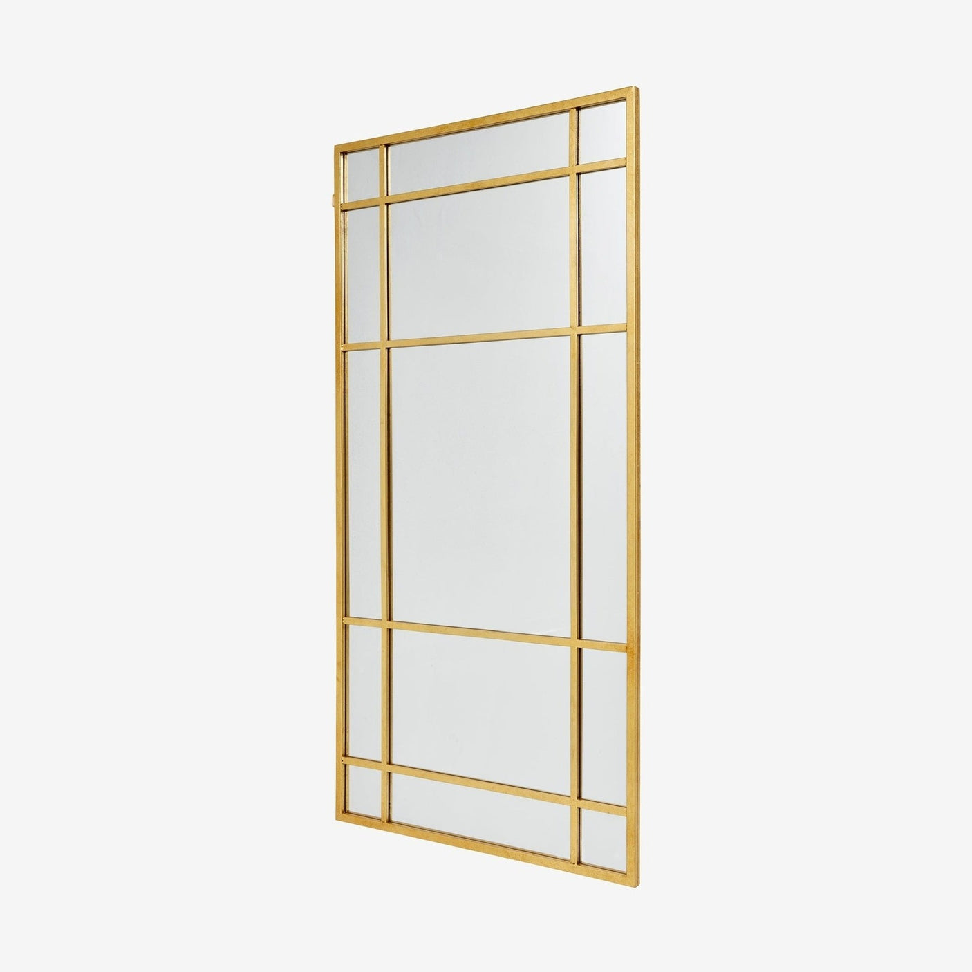 SPIRIT speil med jernramme - 204x102 cm - gullfinish Nordal MIRRORS