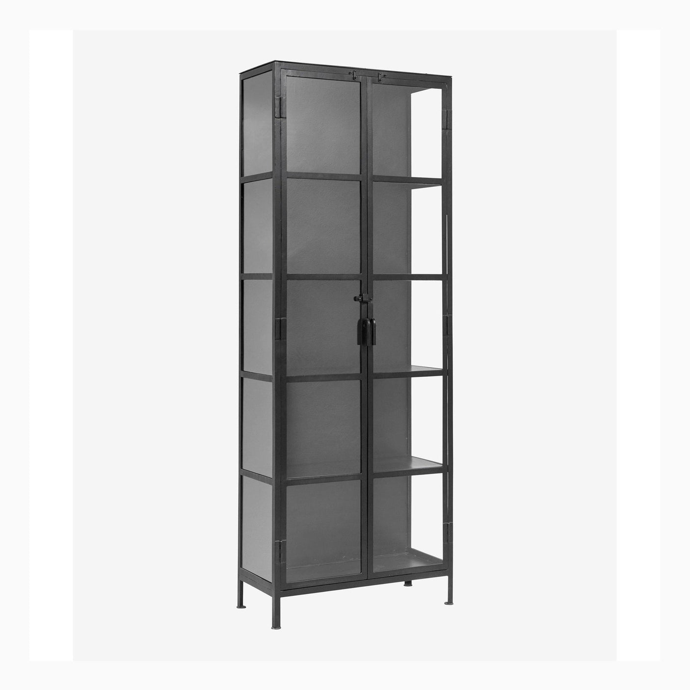 PHOENIX-vinduer i jern - 214x80 - sort Nordal CABINETS