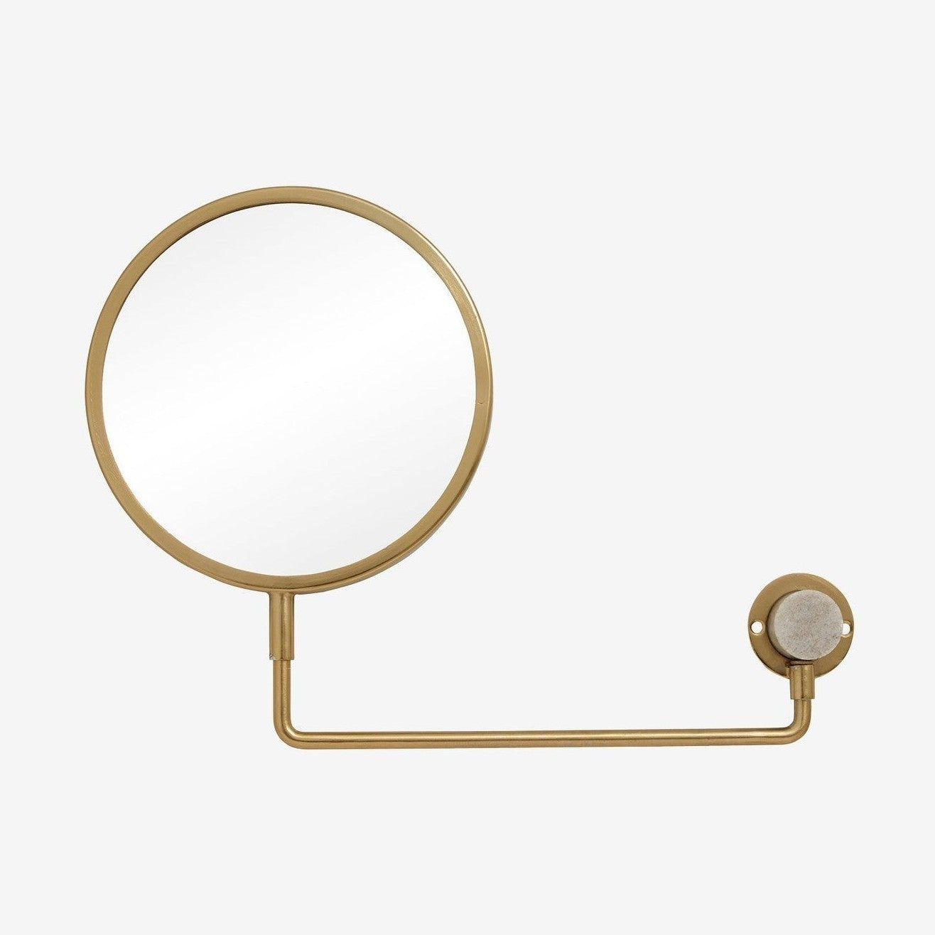 TESIA veggspegel i metall - 39x27 cm - gullfinish Nordal MIRRORS