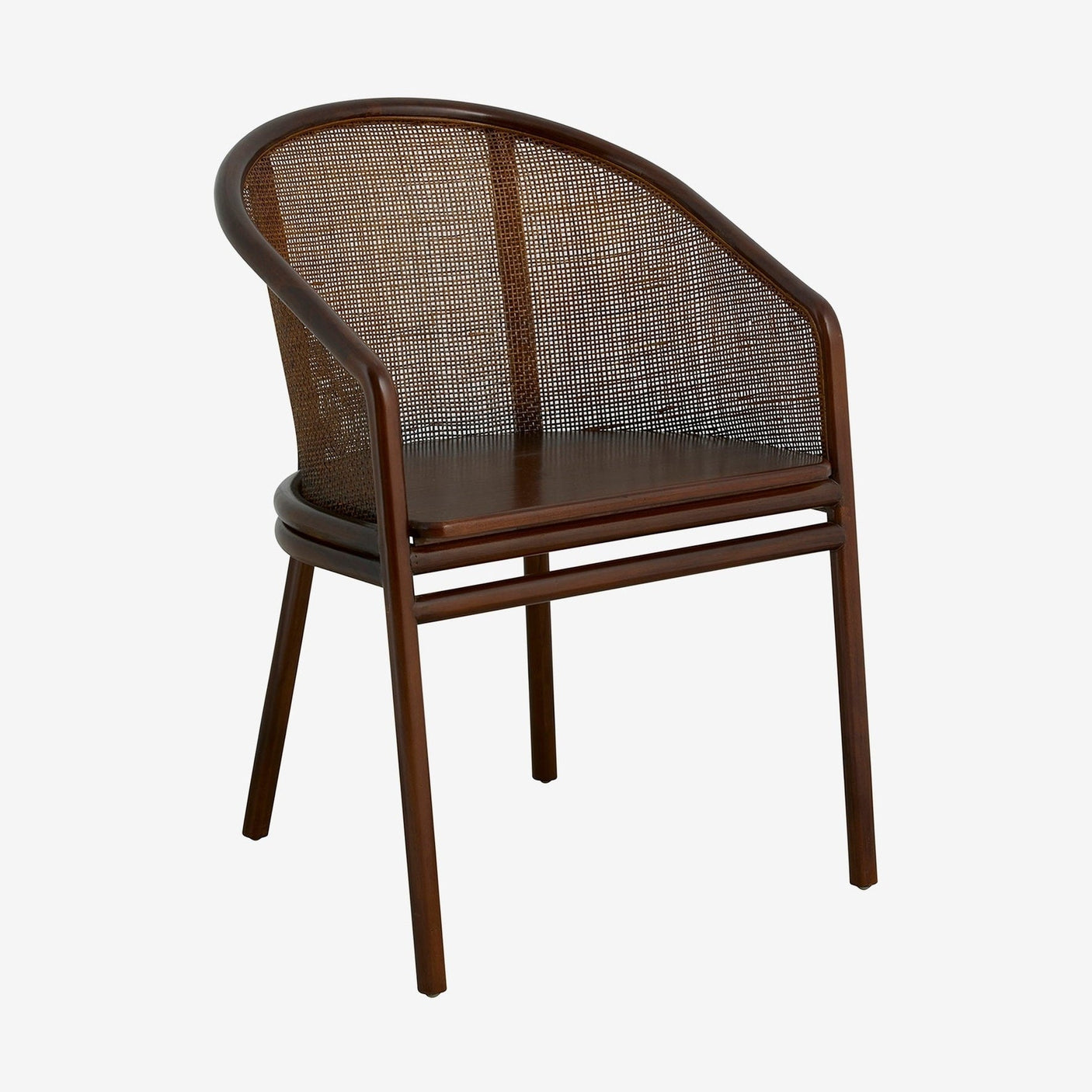 MOSSO spisebordstol - mørkbrun Nordal CHAIRS+ARM