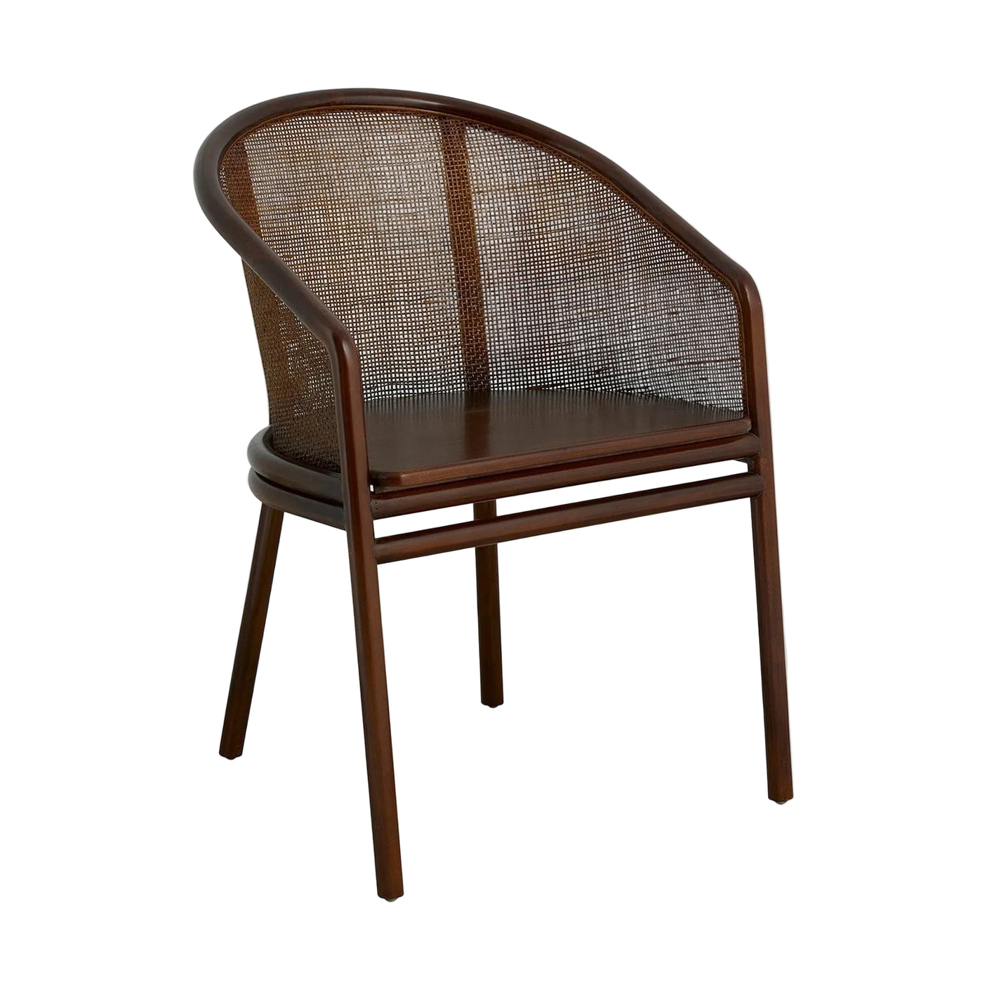 MOSSO spisebordstol - mørkbrun Nordal CHAIRS+ARM