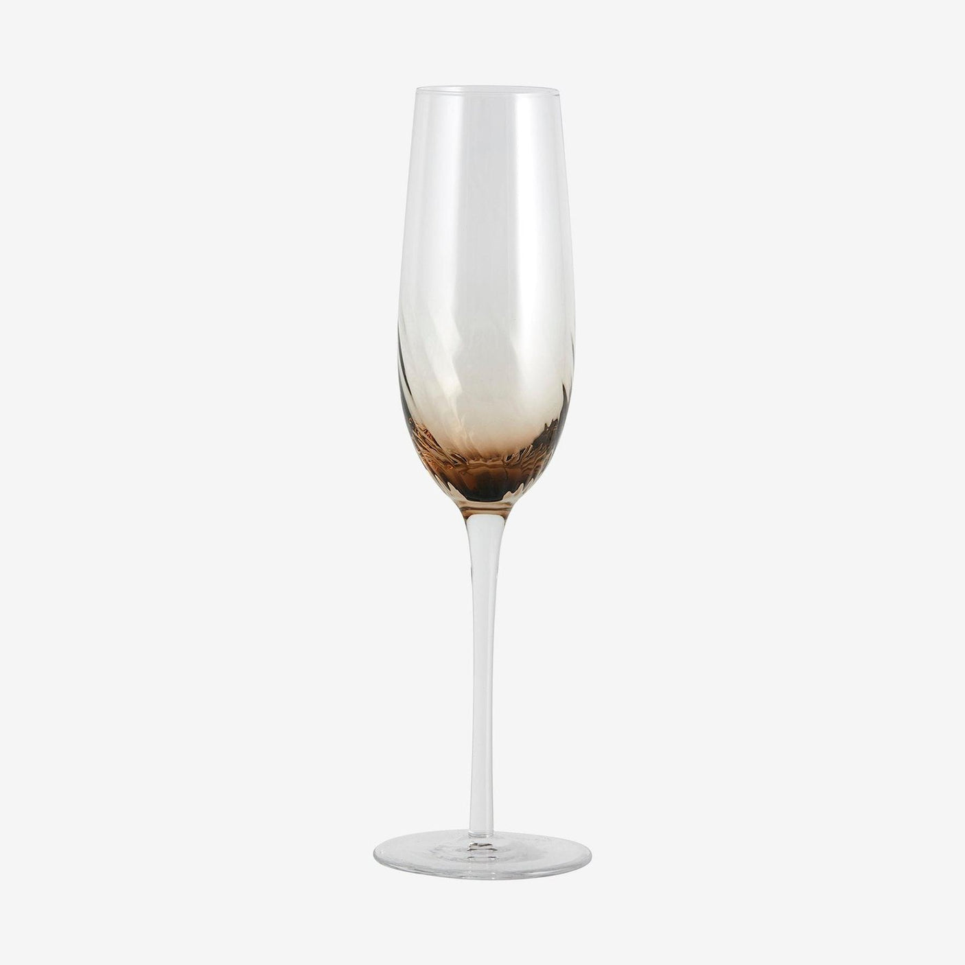 GARO champagneflasker - h27,5 cm - klart glass/brunt Nordal GLASS/JUGS