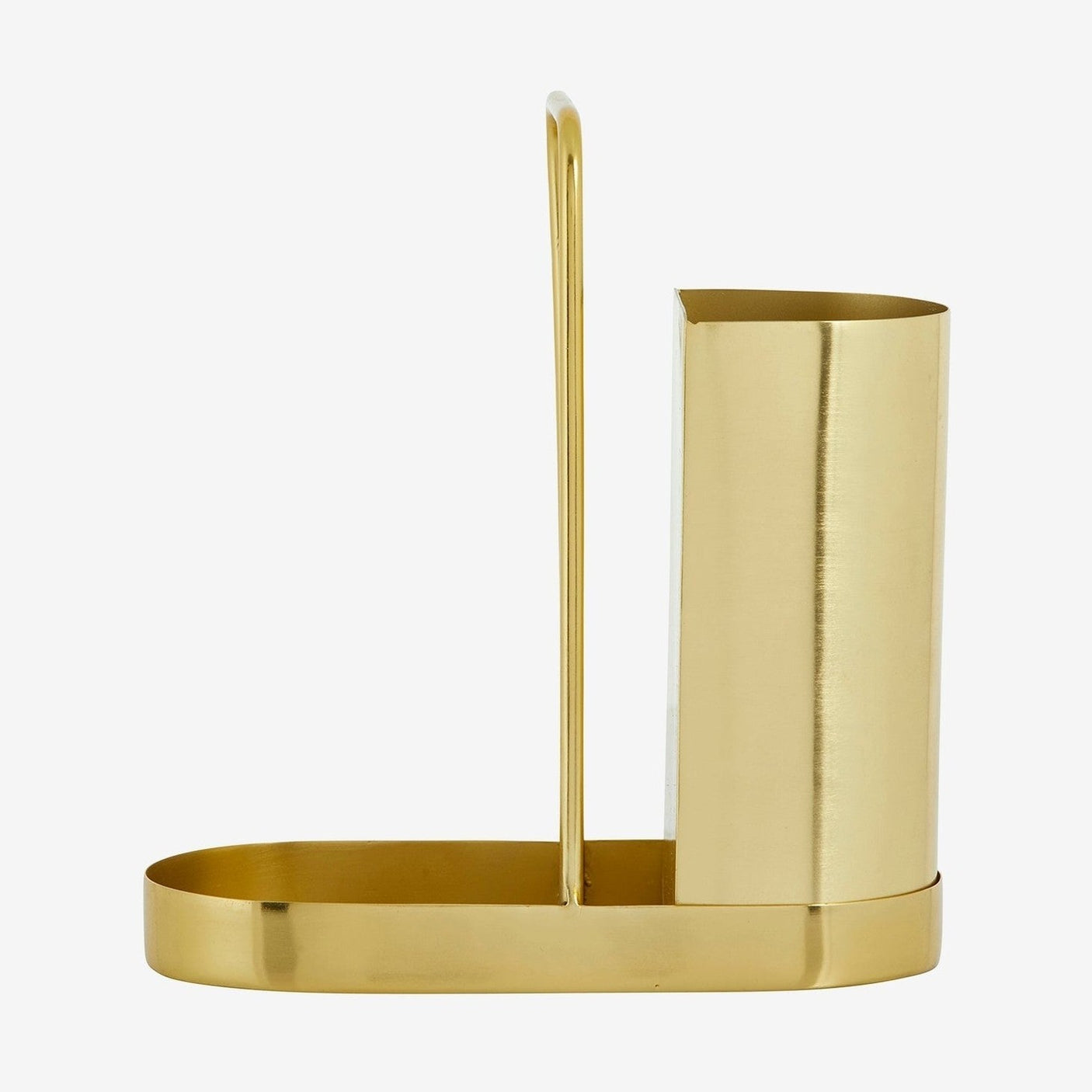 KAKI holder til oppvaskbørste - 8,4x17,9 cm - gull finish Nordal KITCHEN AC