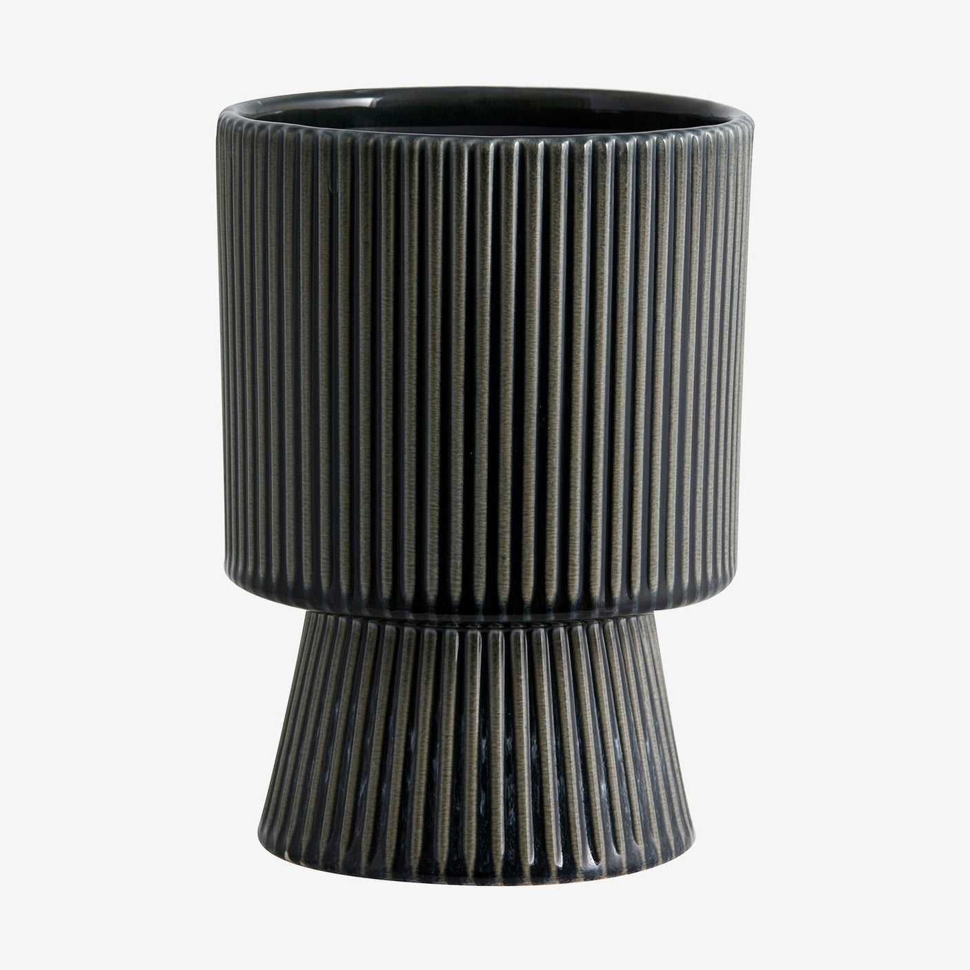 MULL krukker i stein - stor - ø16 cm - blågrå Nordal INDOOR POT