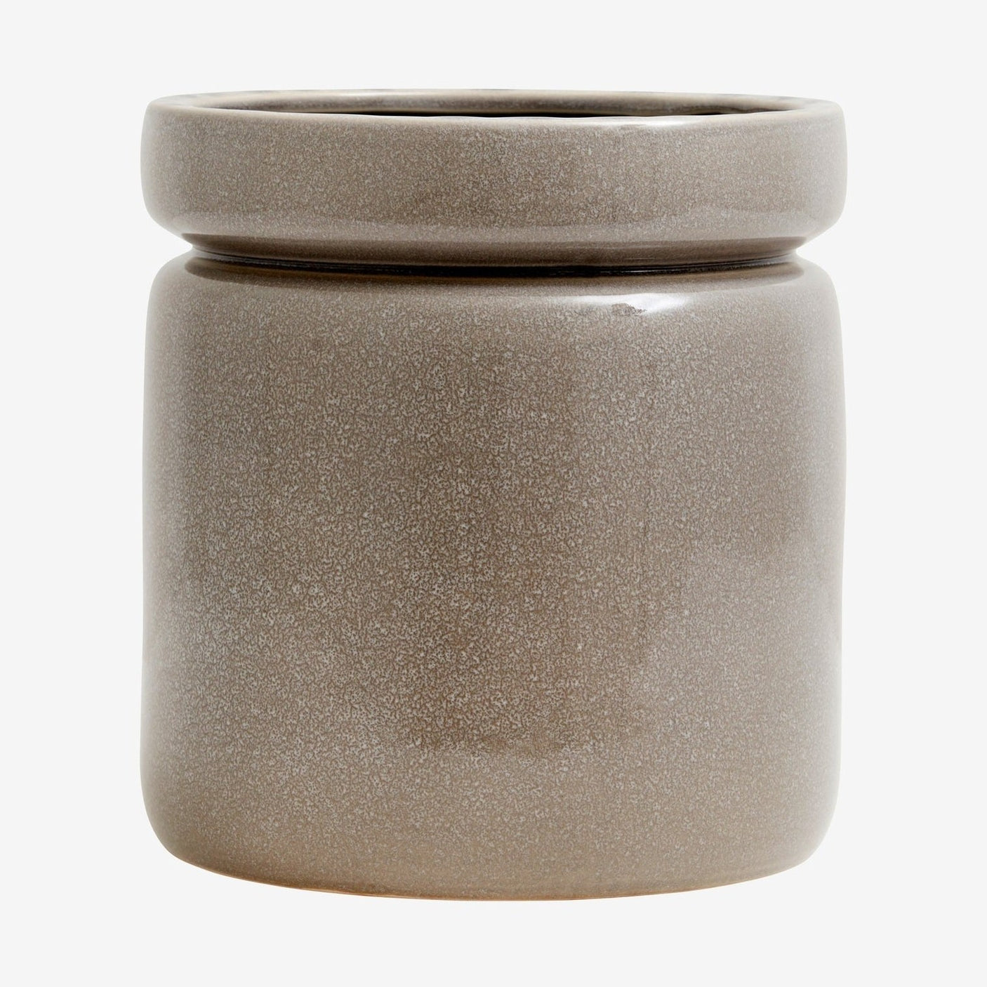 ISA-krukker i keramikk - ø25 cm - lysgrå Nordal INDOOR POT