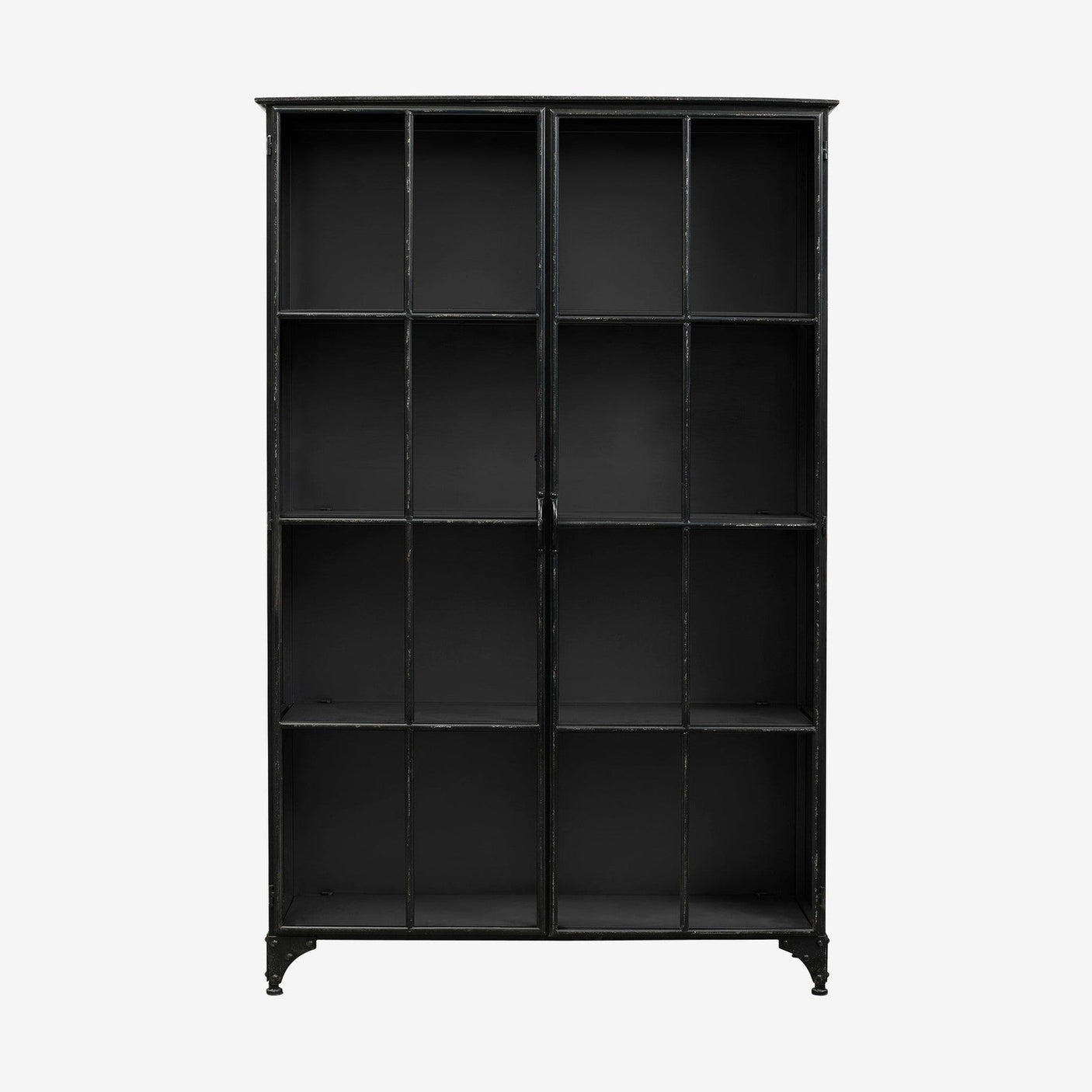 DOWNTOWN-vindueskap av jern - 185x120 - sort Nordal CABINETS