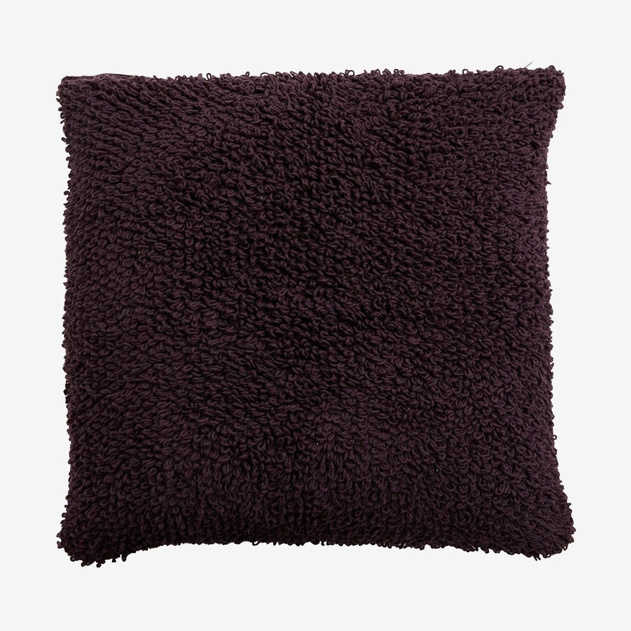 LYRA-pussytrekk av bomull - 48x48 - burgundy Nordal PILLOWS