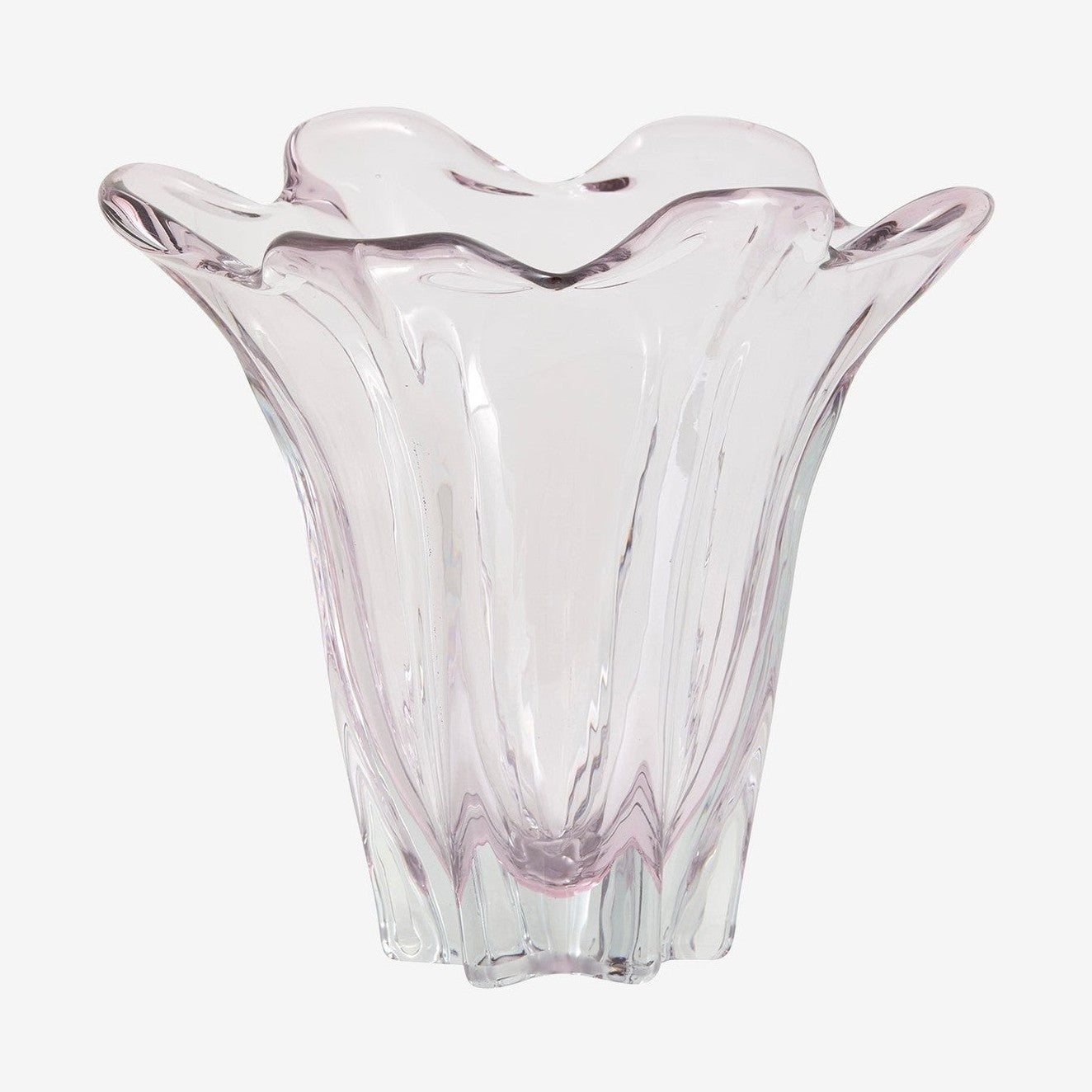 FLOTTA glassvas - h22 cm - lys rosa Nordal VASEBOWL