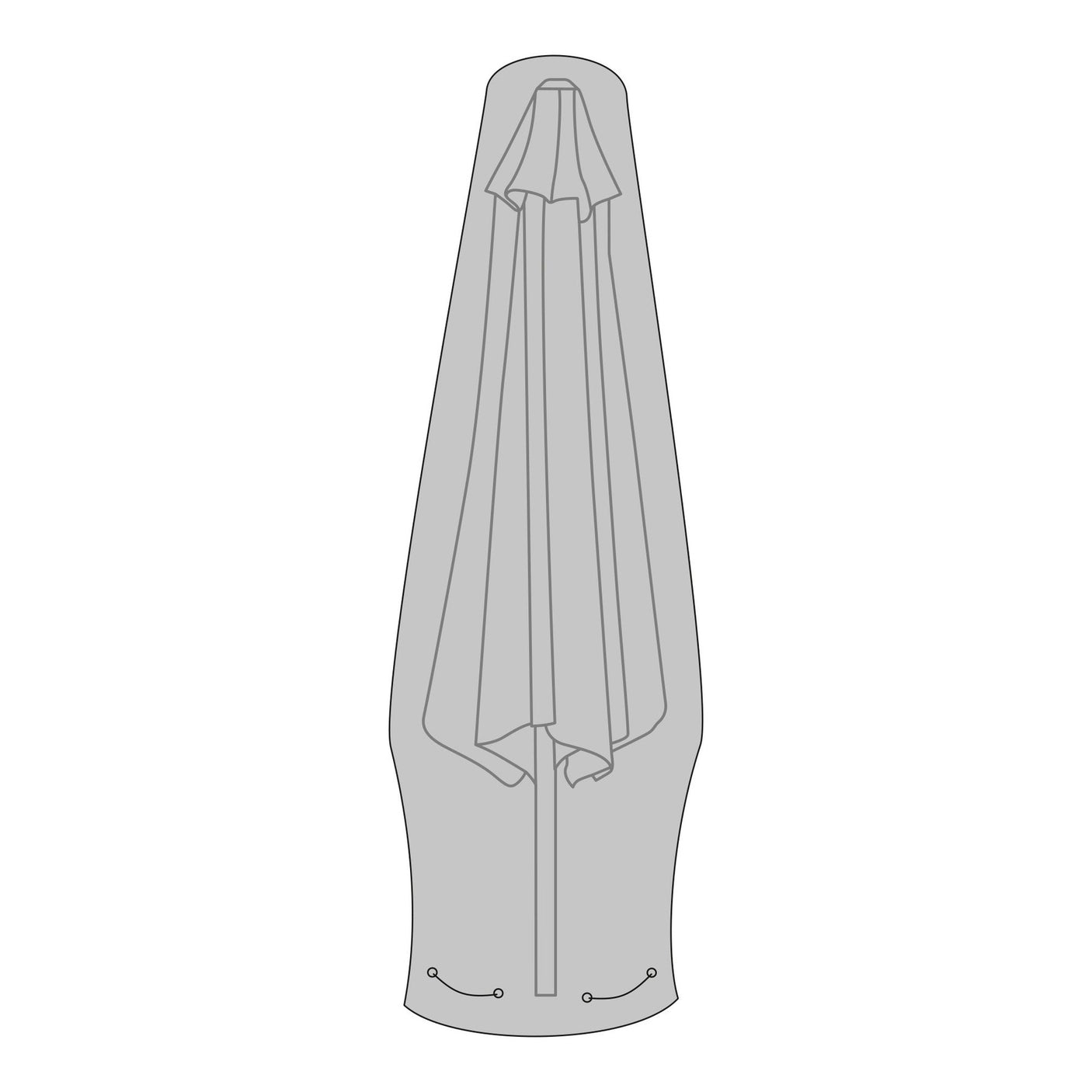 Luksus Overtrekk til parasoll House Nordic Møbeltrekk