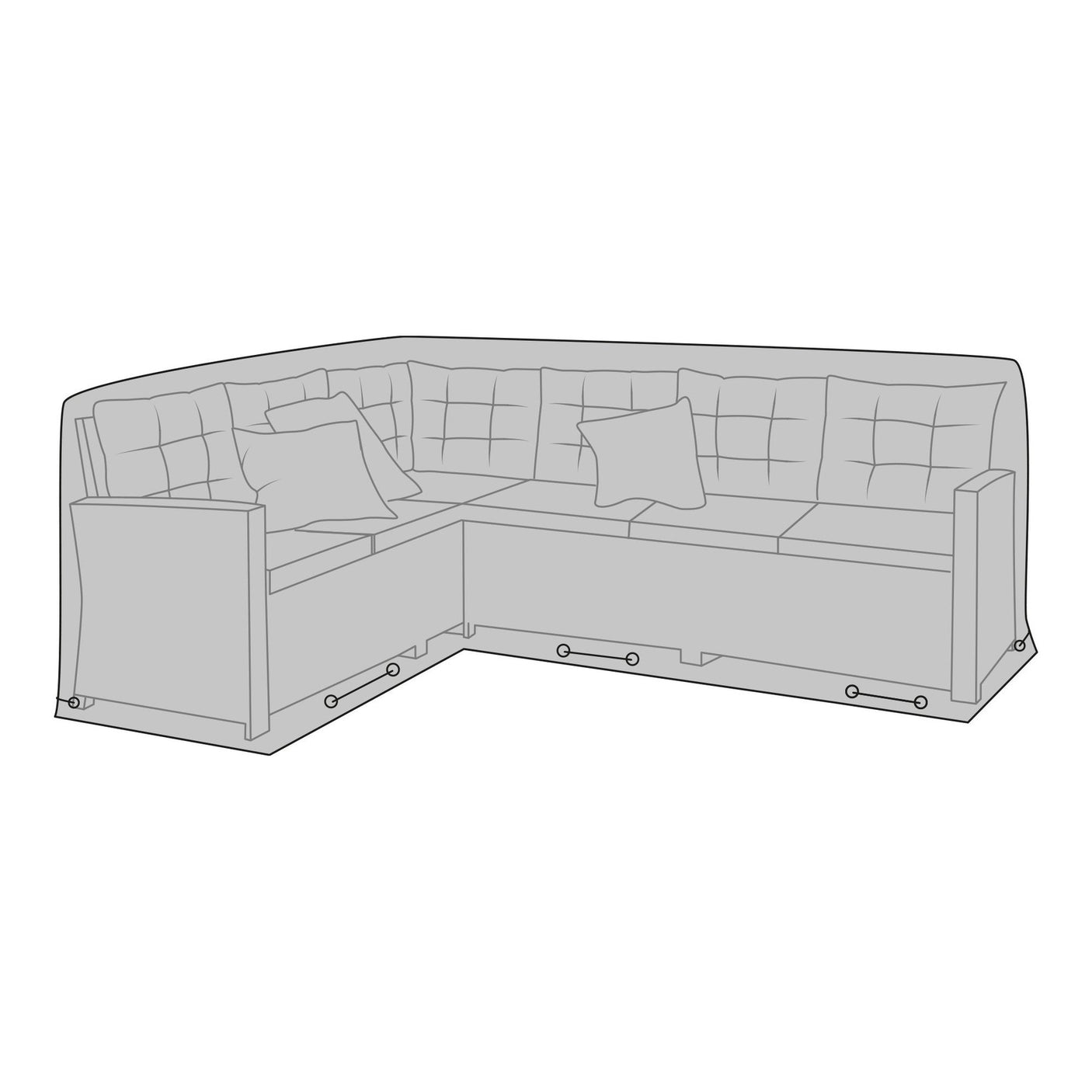 Luksus Overtrekk til hjørnesofa House Nordic Møbeltrekk