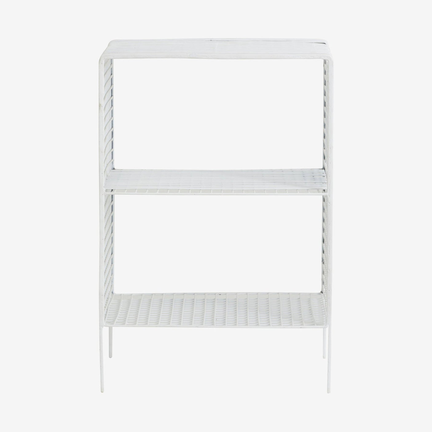 TUO seng/sidebord i jern - 40x30 cm - hvit Nordal WALL/ DISP