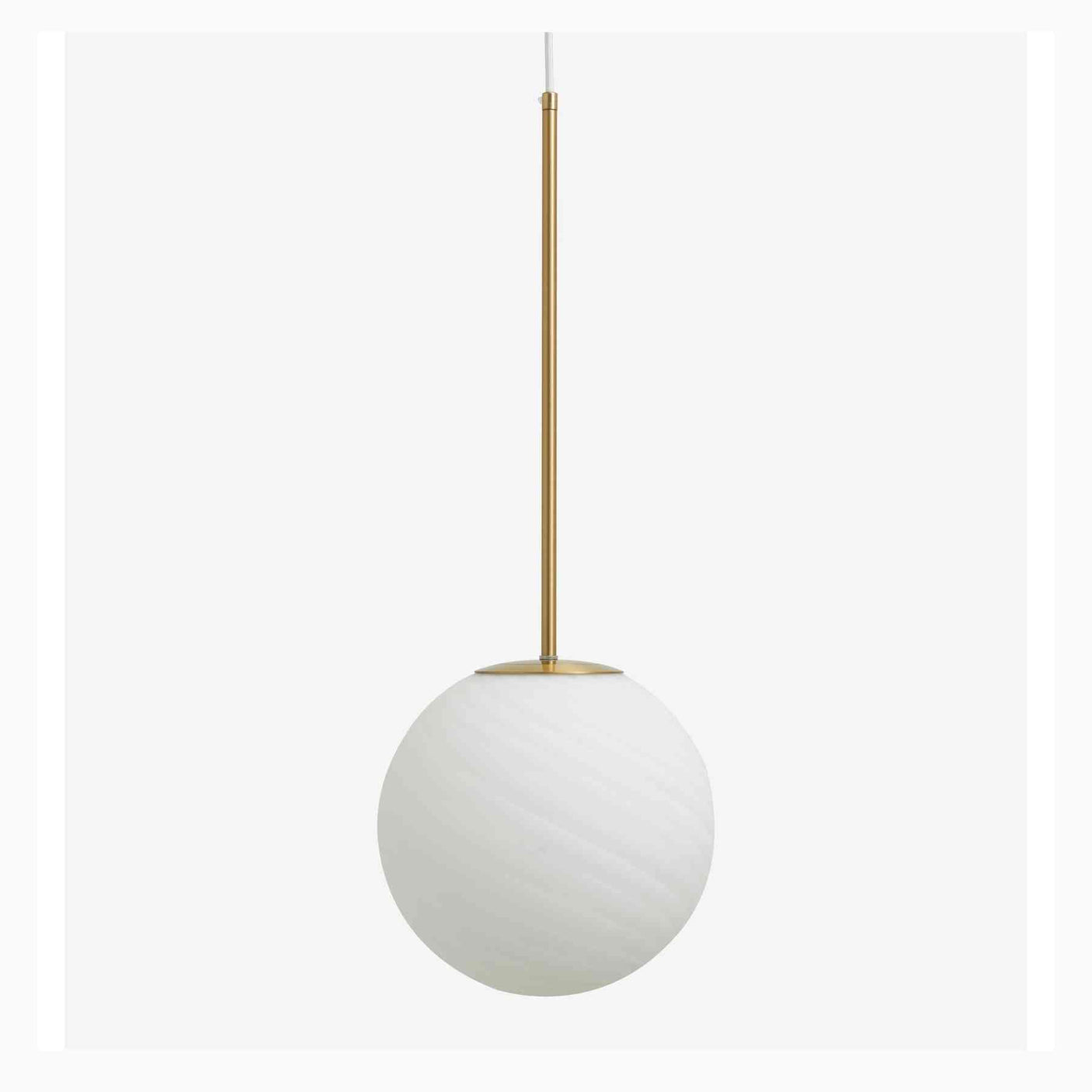 SETH glass pendel ø25 cm - matt hvit Nordal HANG LAMPS