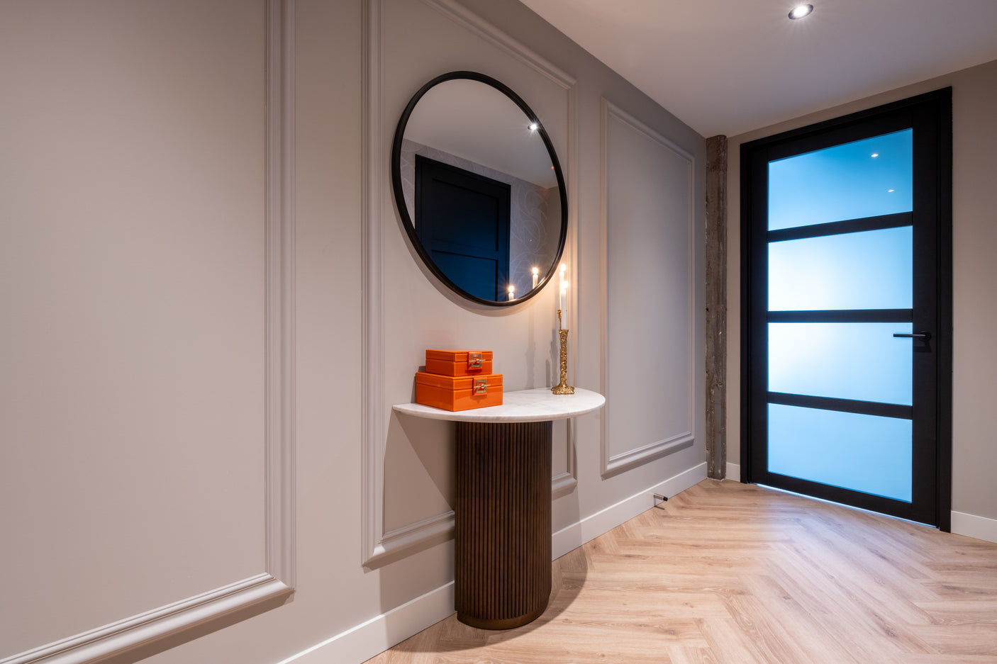 Oppbevaringsboks Bodine oransje liten Richmond Interiors Oppbevaring