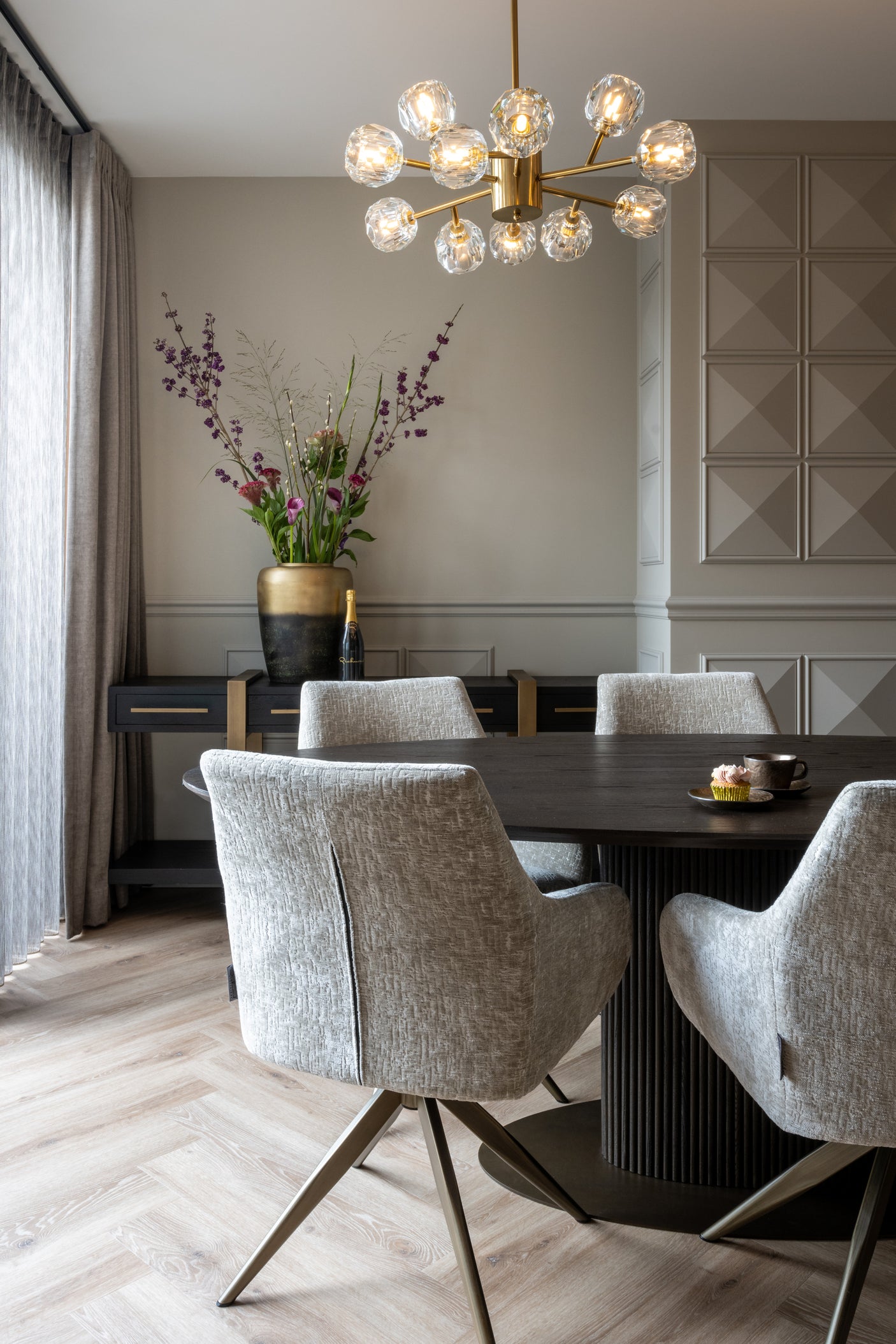 Spisestol Lisonne perle øy svingbar Richmond Interiors Spisestol